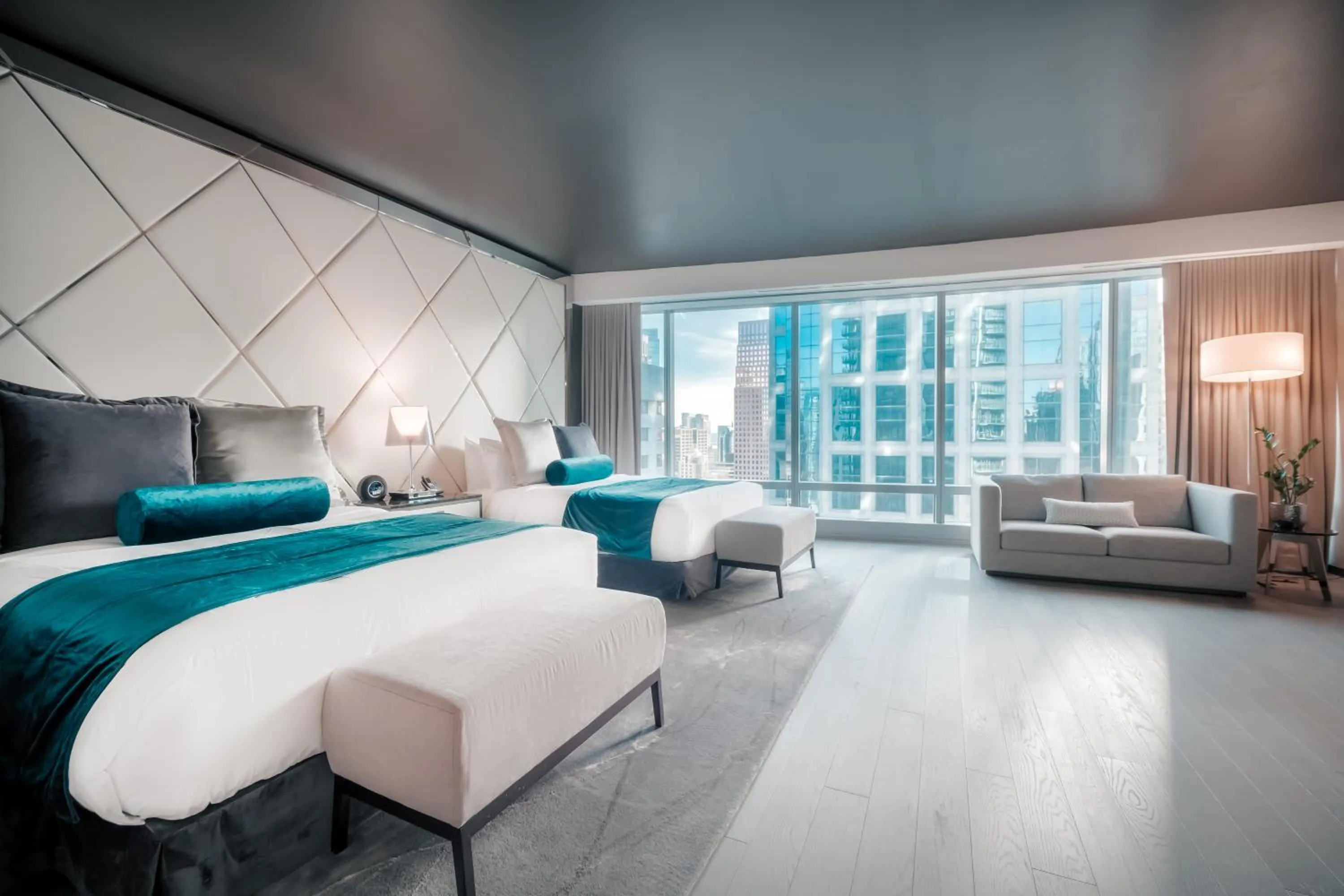 Photo of the whole room, Bed in Paradox Vancouver