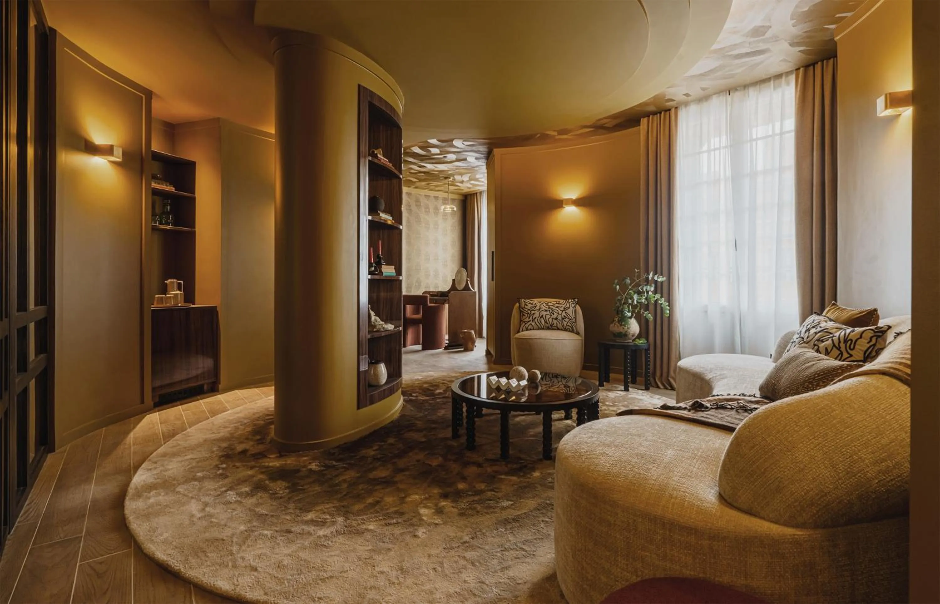 Living room in Hotel Gounod Fully Renovated