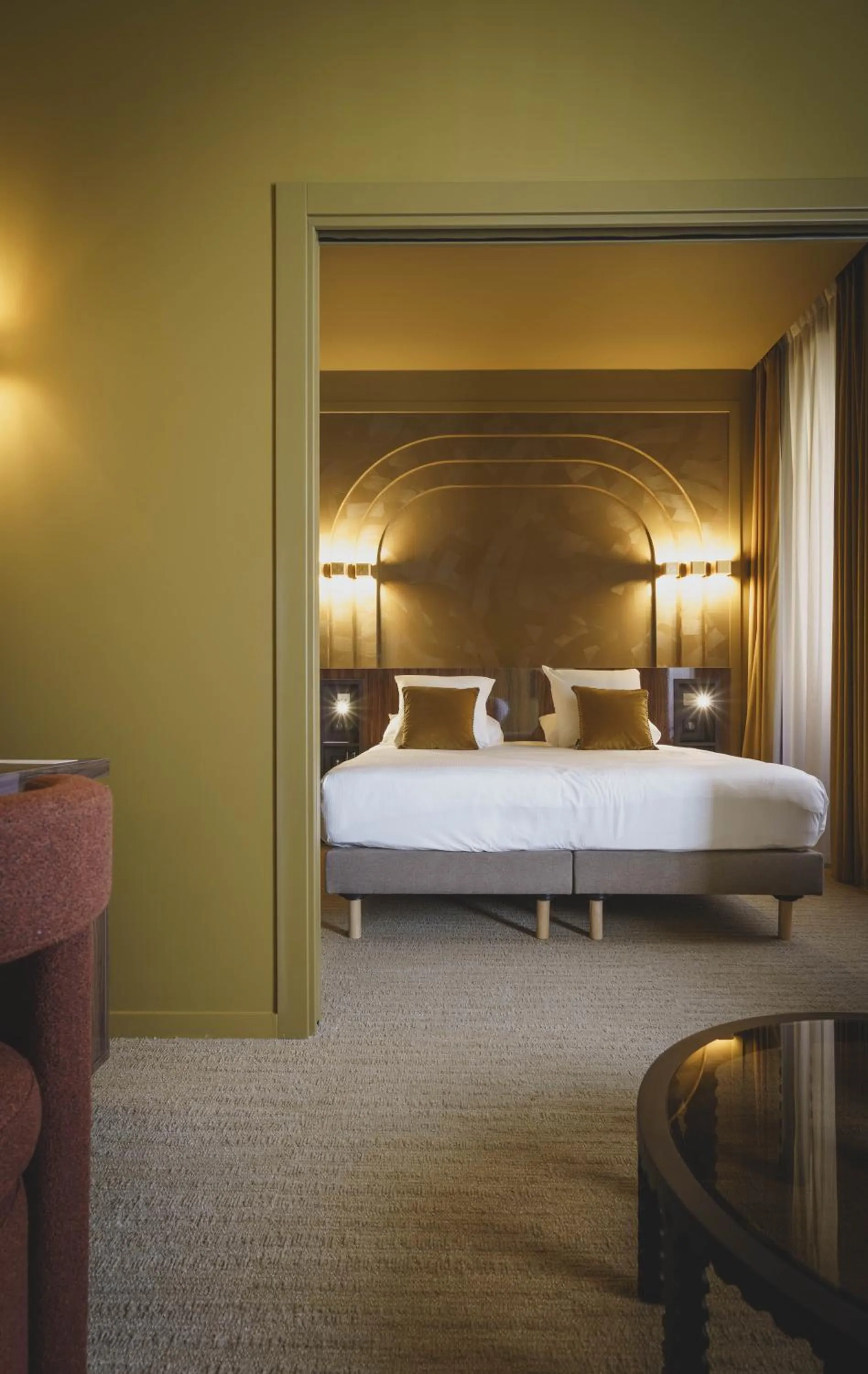 Bedroom, Bed in Hotel Gounod Fully Renovated