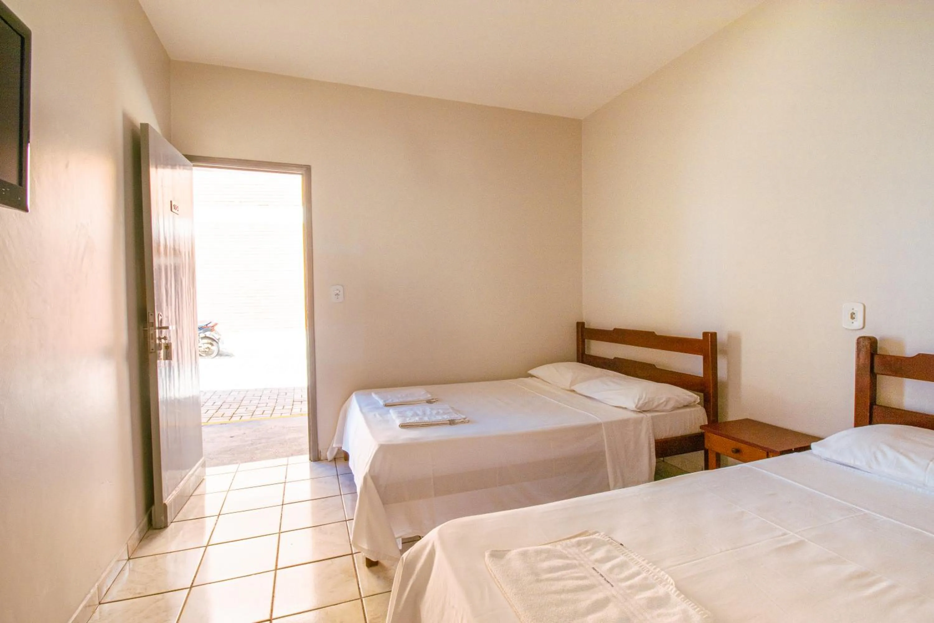 Bedroom, Bed in Pousada Recanto das Caldas