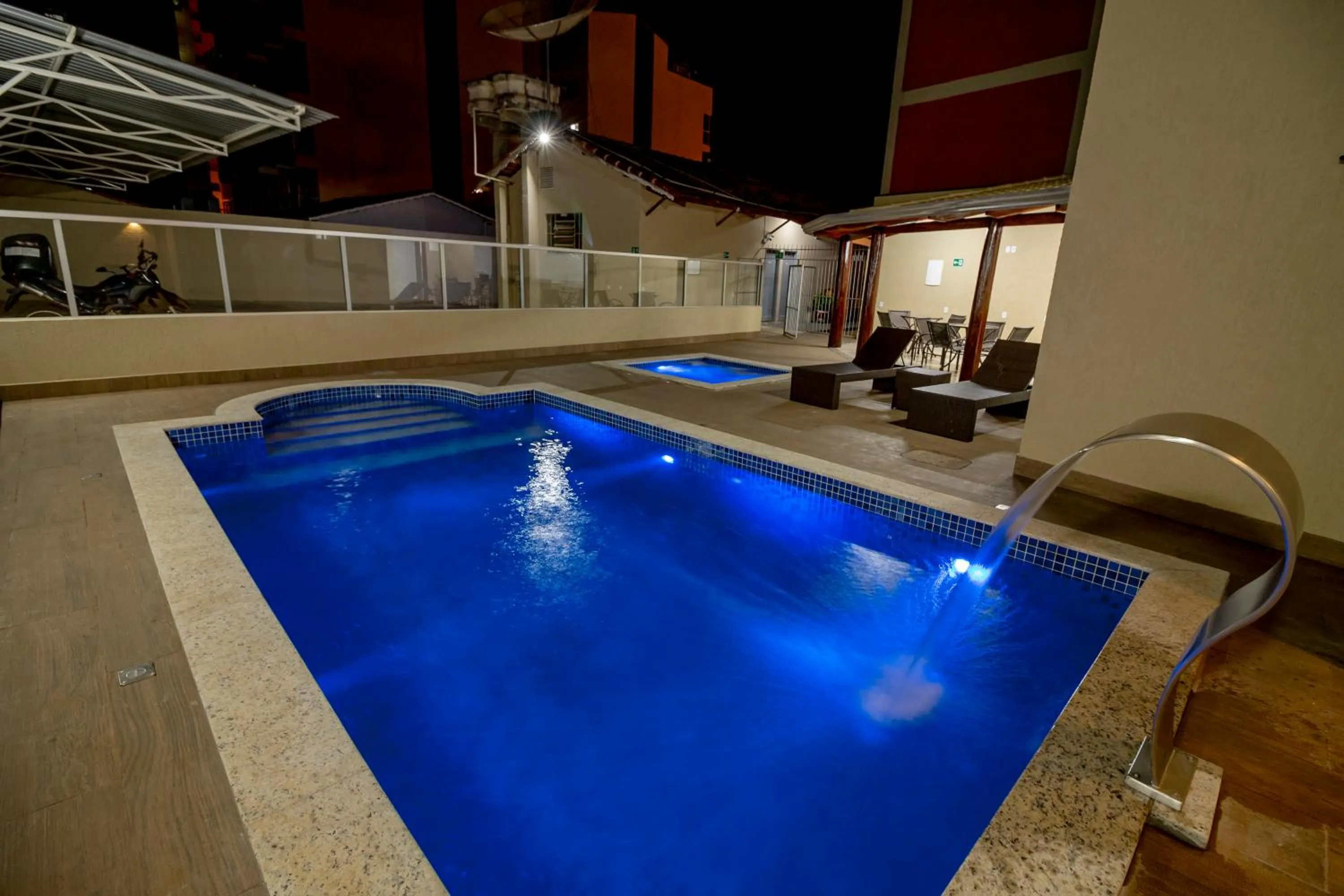 Swimming pool in Pousada Recanto das Caldas