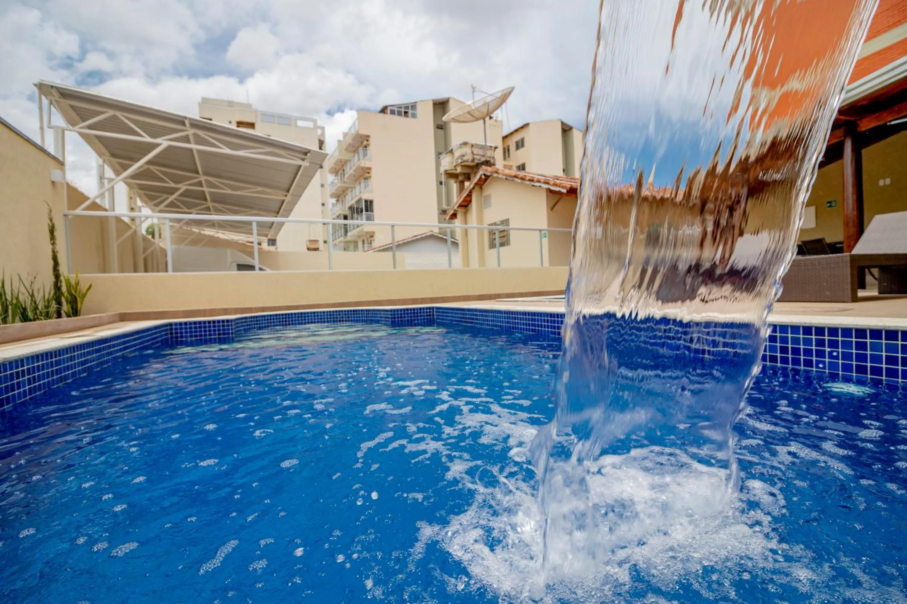 Swimming pool in Pousada Recanto das Caldas