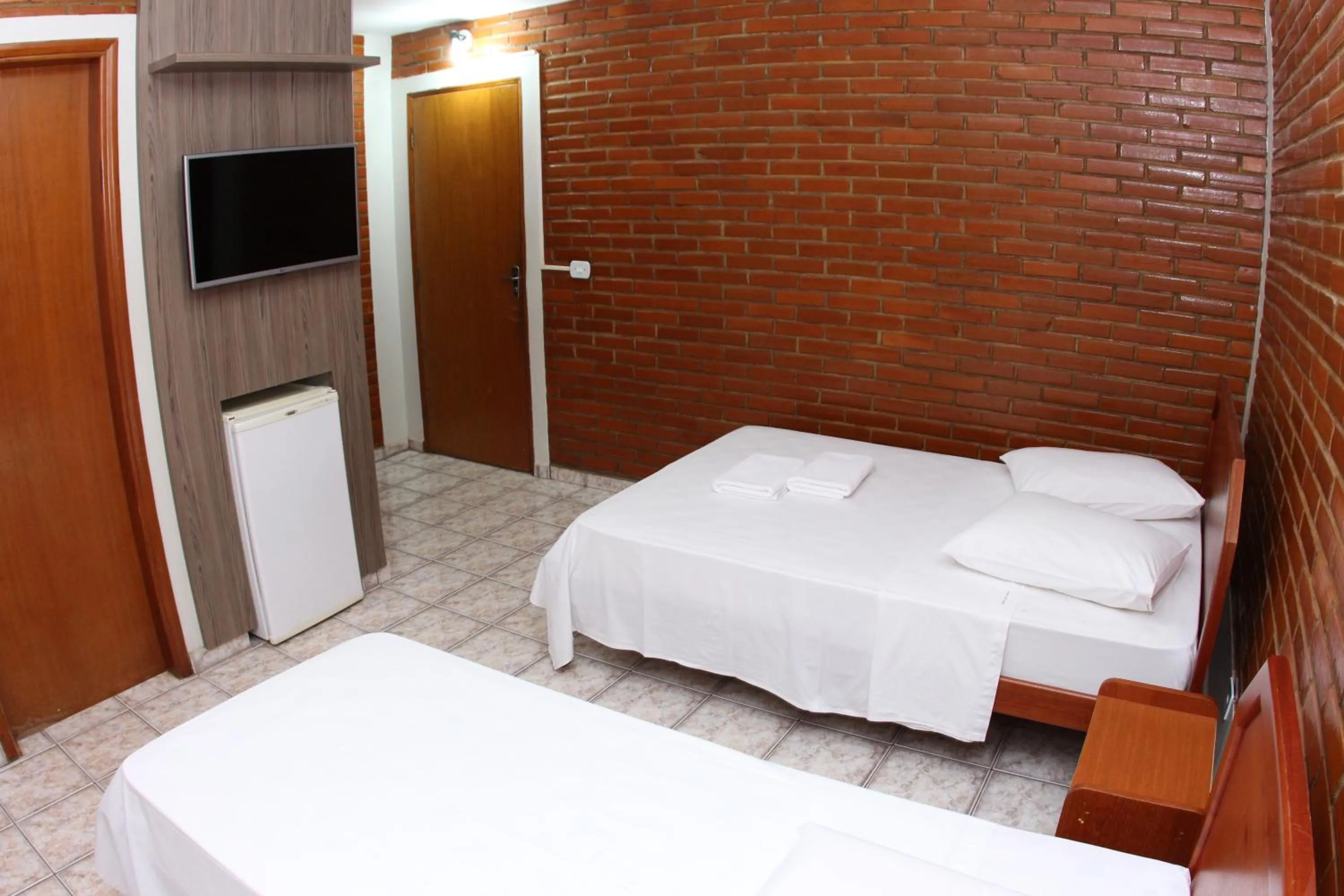 Bedroom, Bed in Pousada Recanto das Caldas