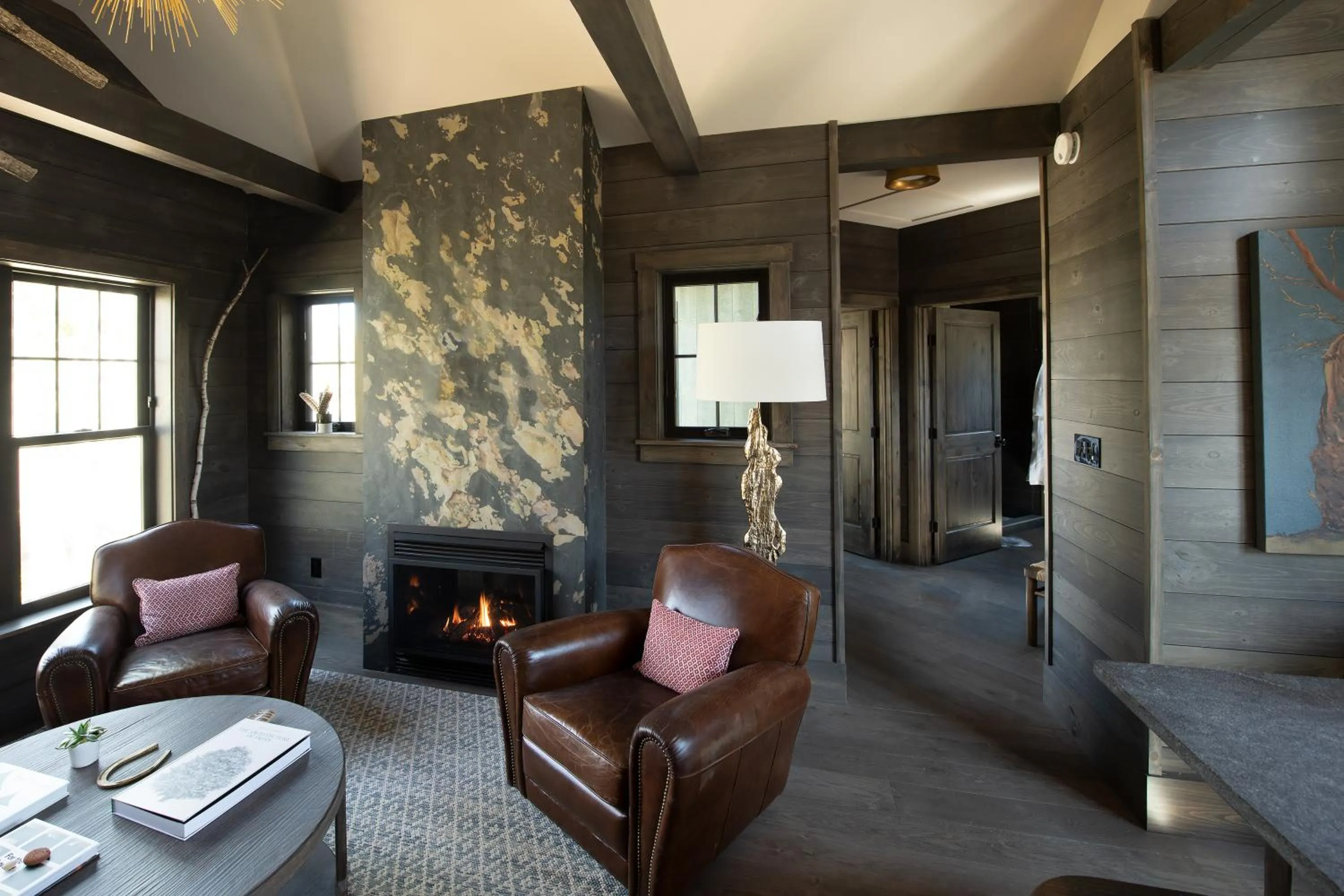 Seating area in Hidden Pond Resort