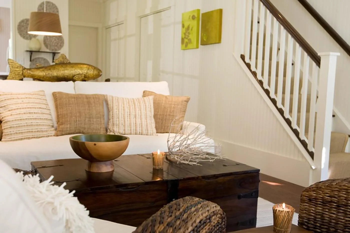 Seating area in Hidden Pond Resort