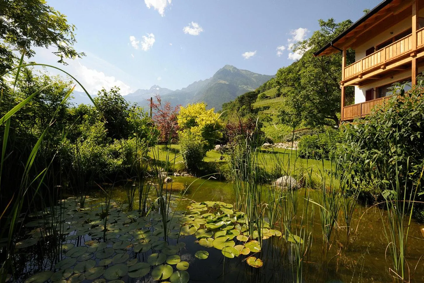 Garden in Hotel Garni Partaneshof