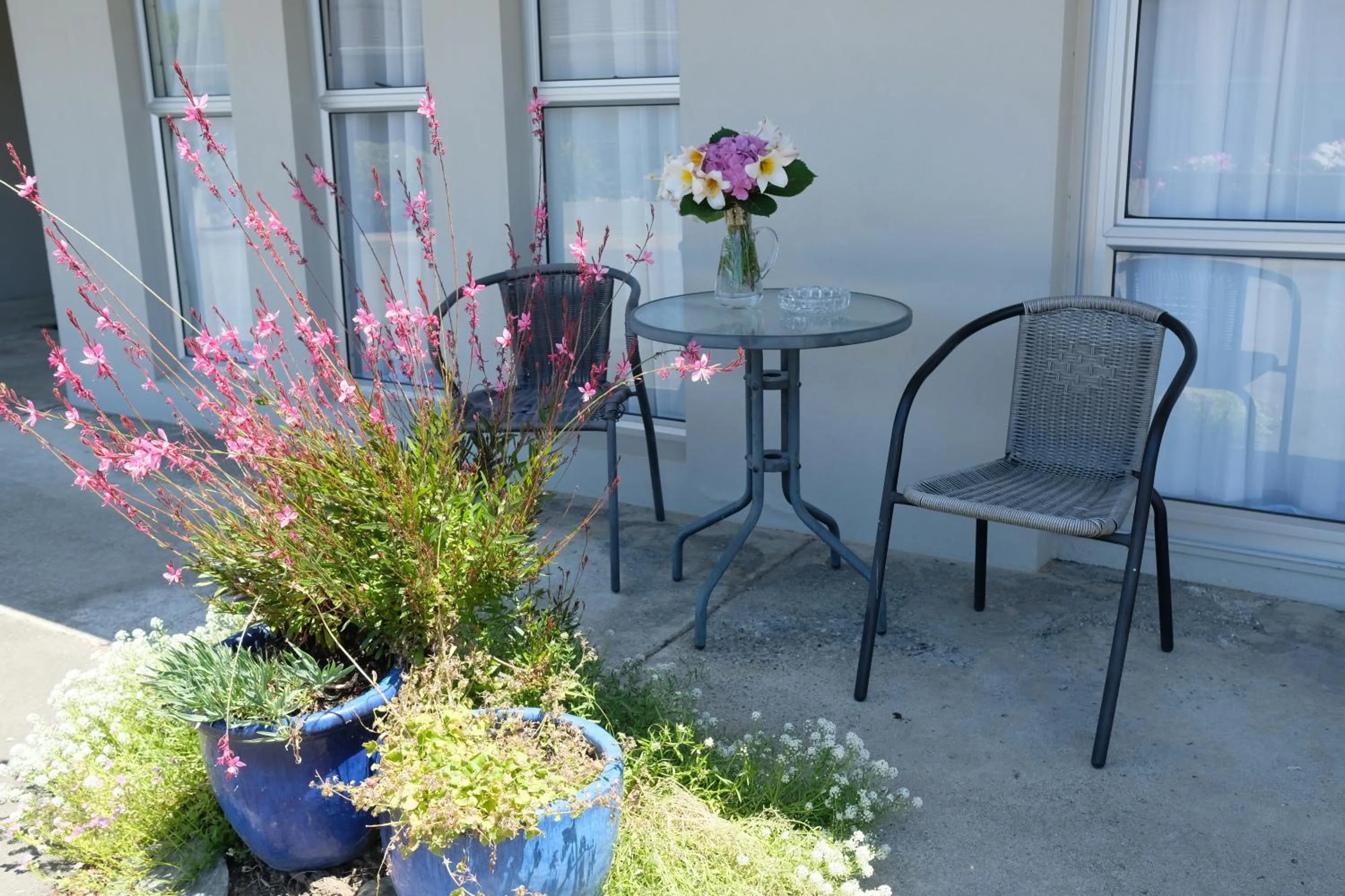 Patio in Montana Lodge Motel