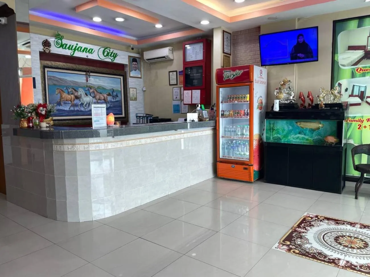 Lobby or reception in Saujana City Hotel