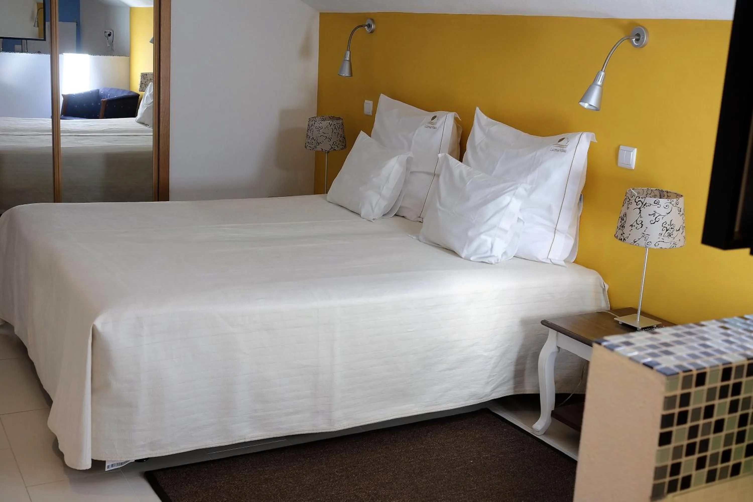 Bed in Luzmar Villas