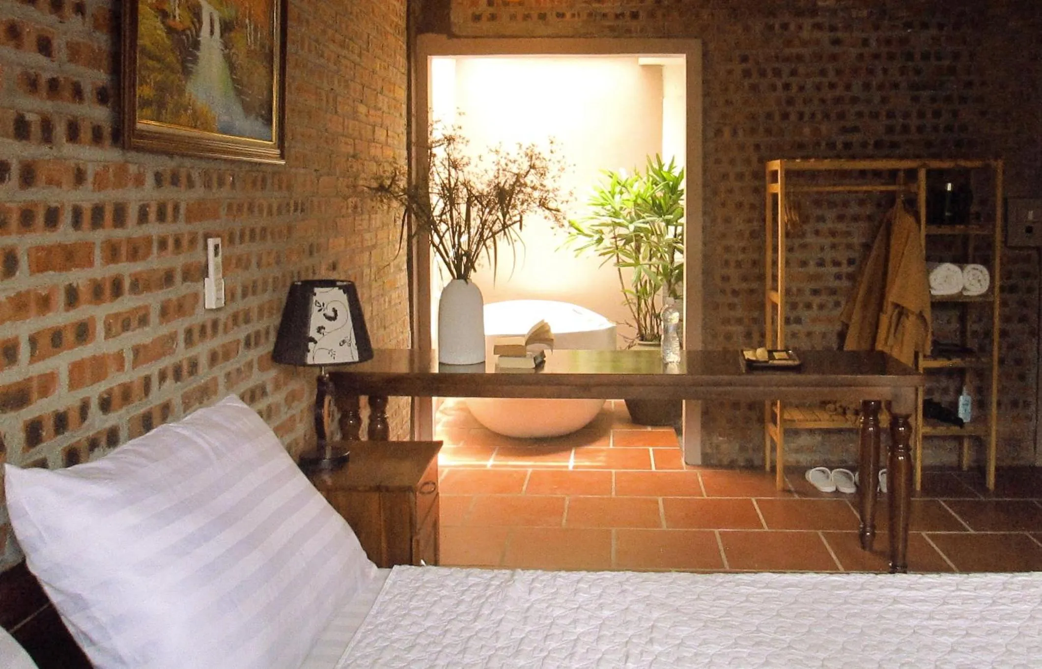 Bed in Ninh Binh Nature Homestay