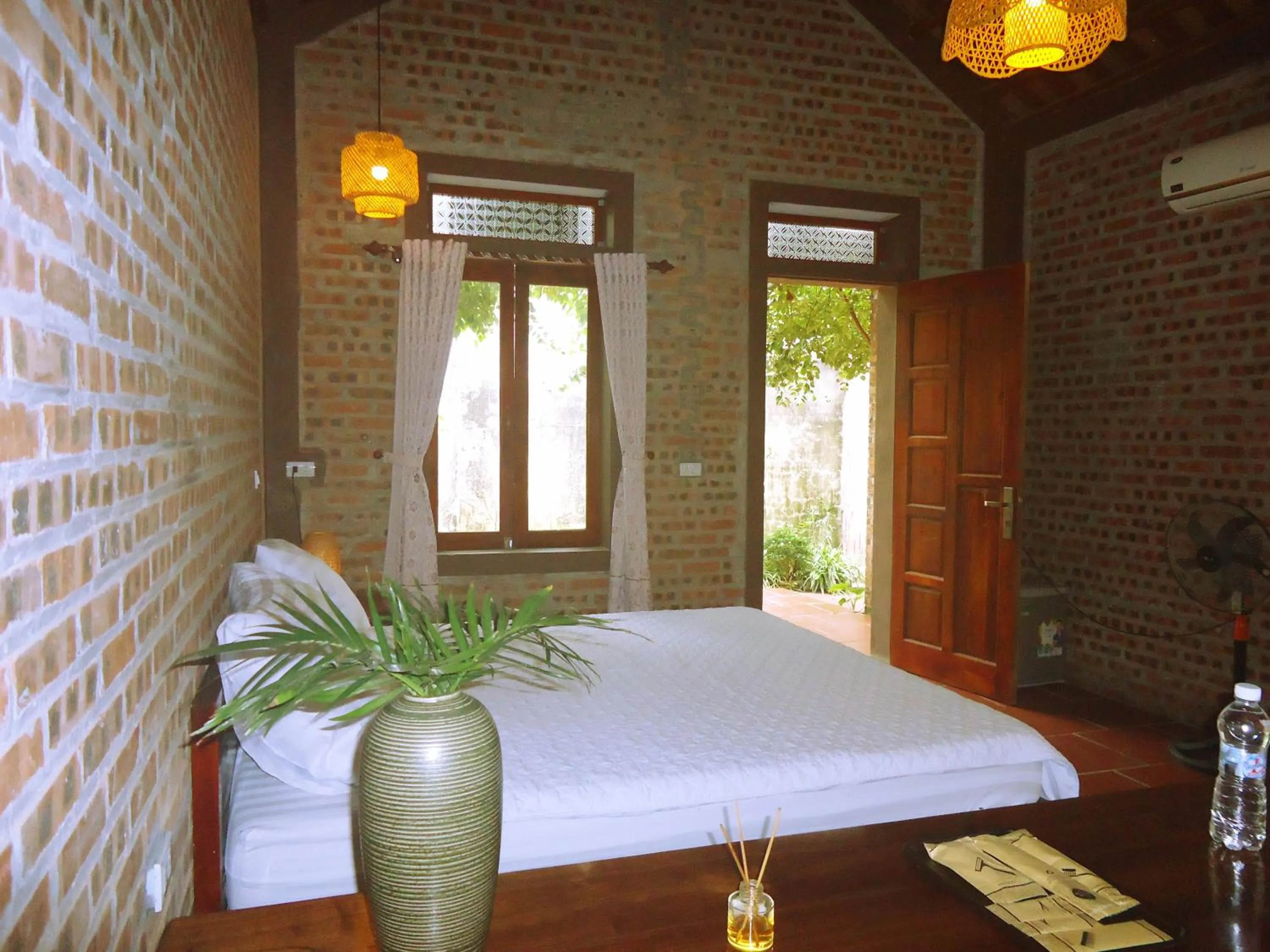 Bed in Ninh Binh Nature Homestay