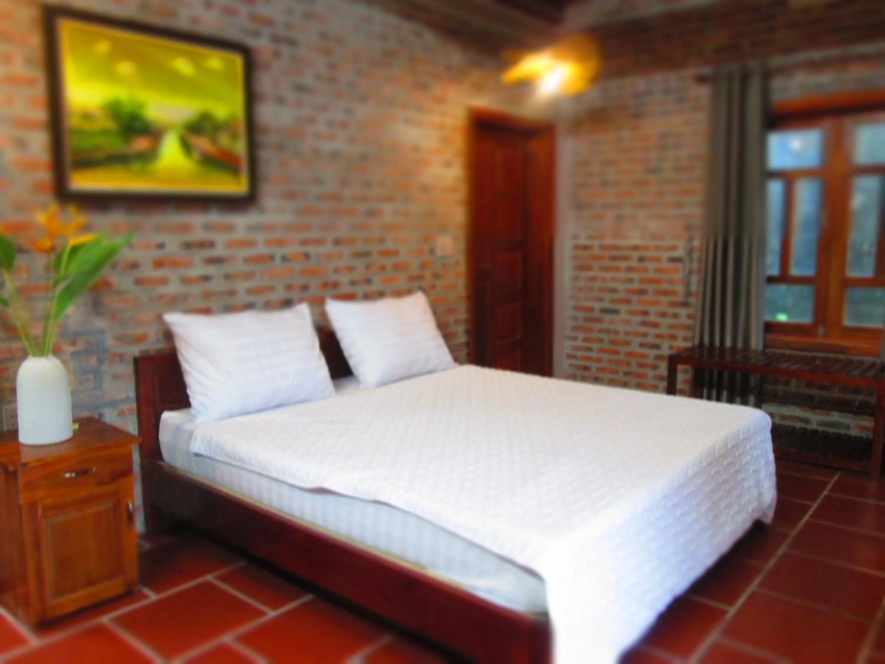 Bed in Ninh Binh Nature Homestay