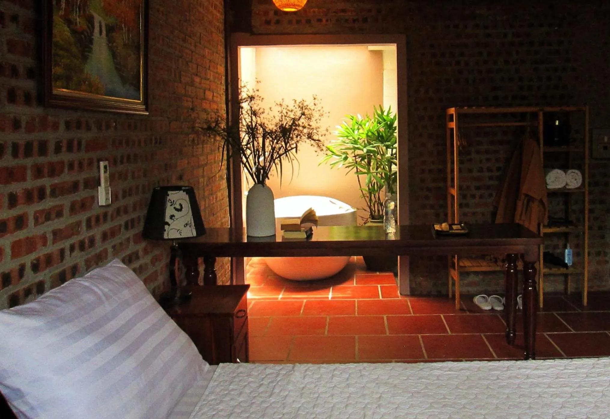 Bed in Ninh Binh Nature Homestay