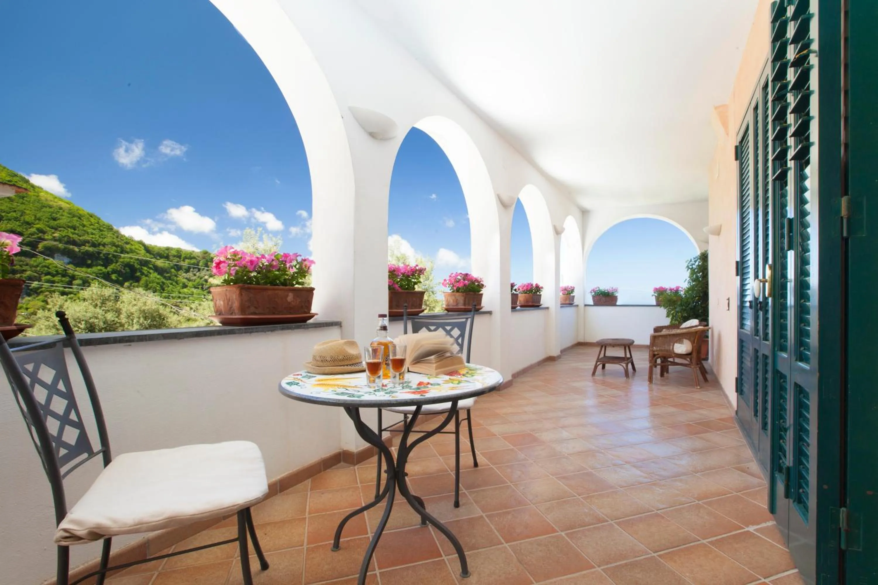 Patio in Villa Pane Resort