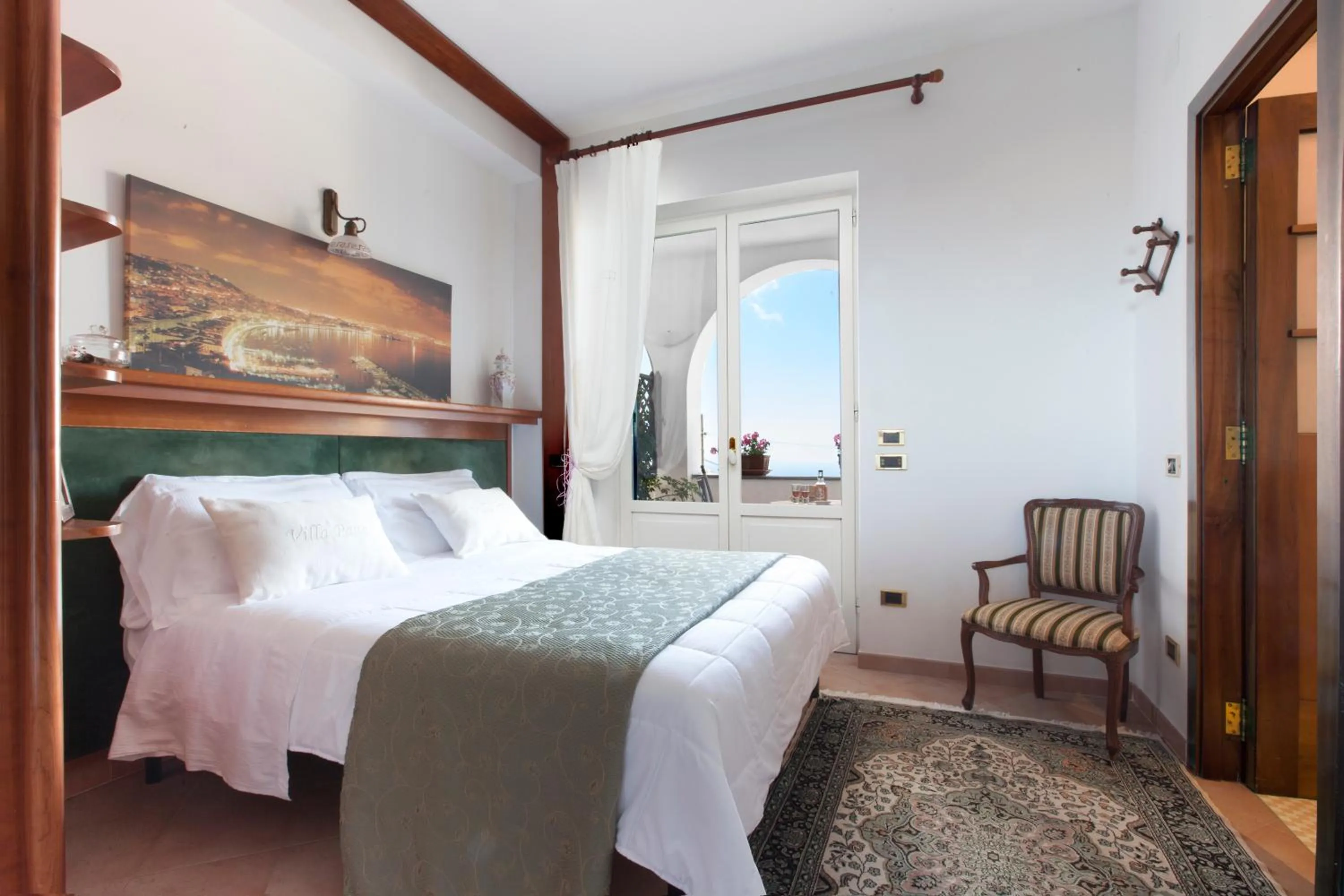 Patio, Bed in Villa Pane Resort