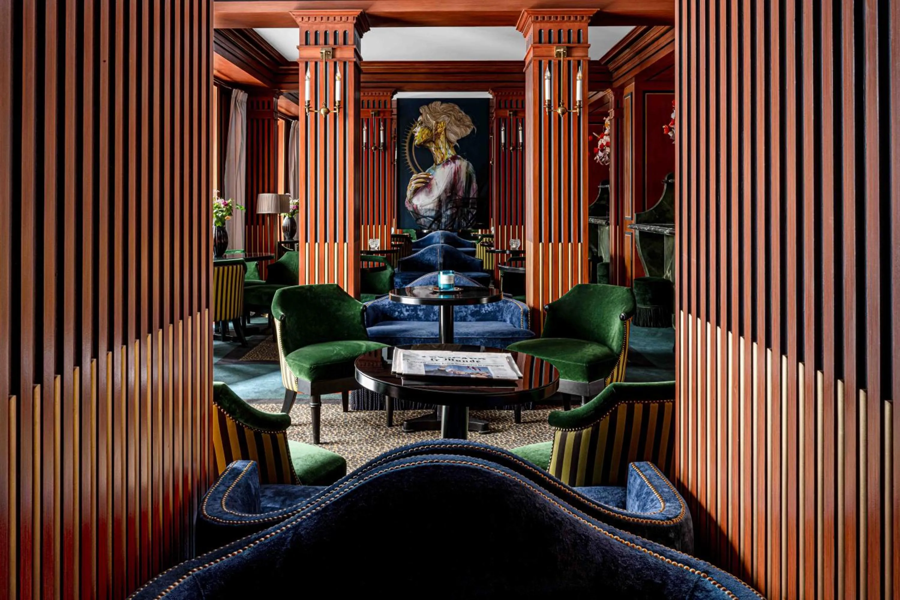 Living room in La Chambre du Marais