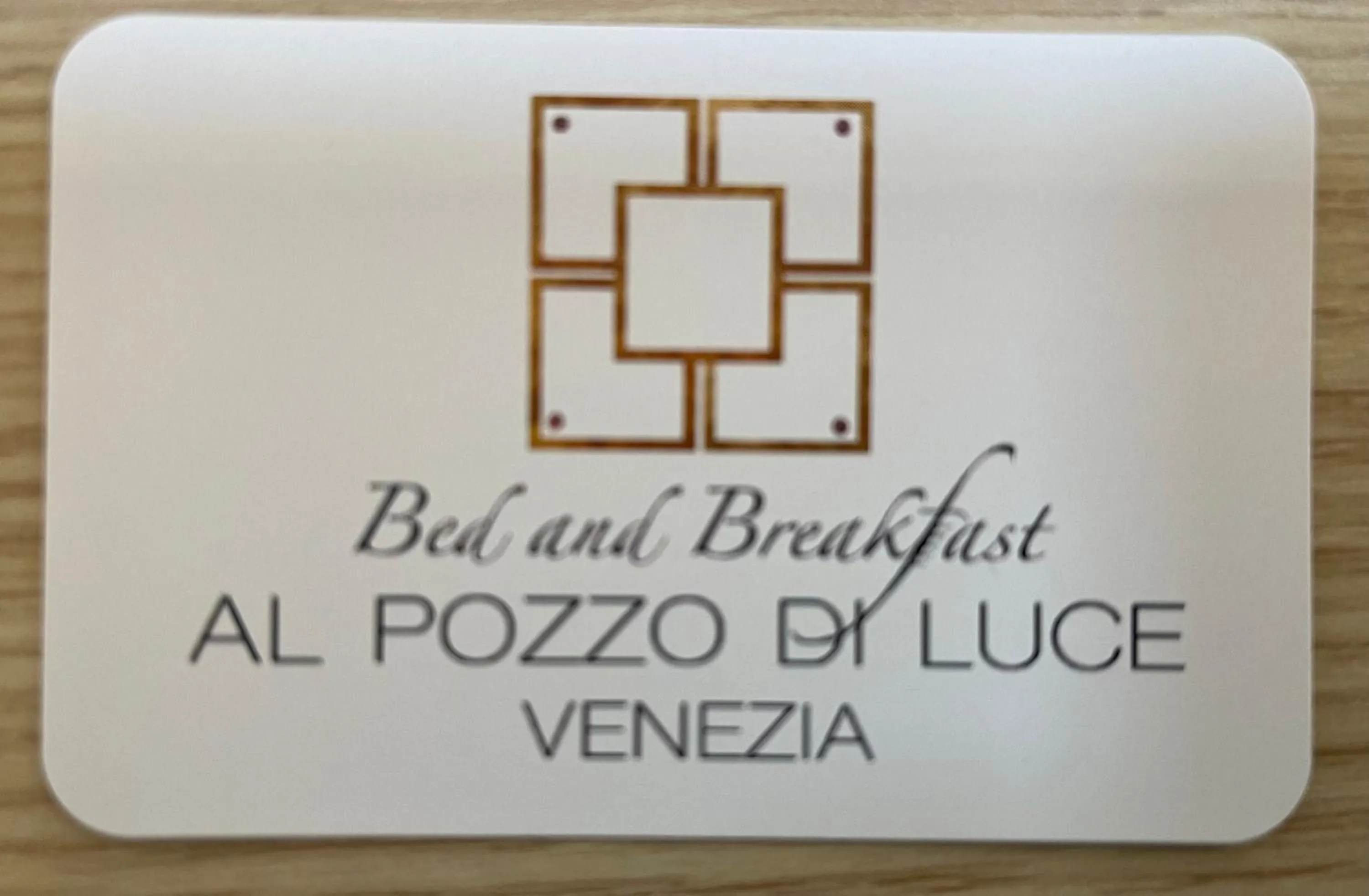 Property logo or sign in B&B Al Pozzo di Luce