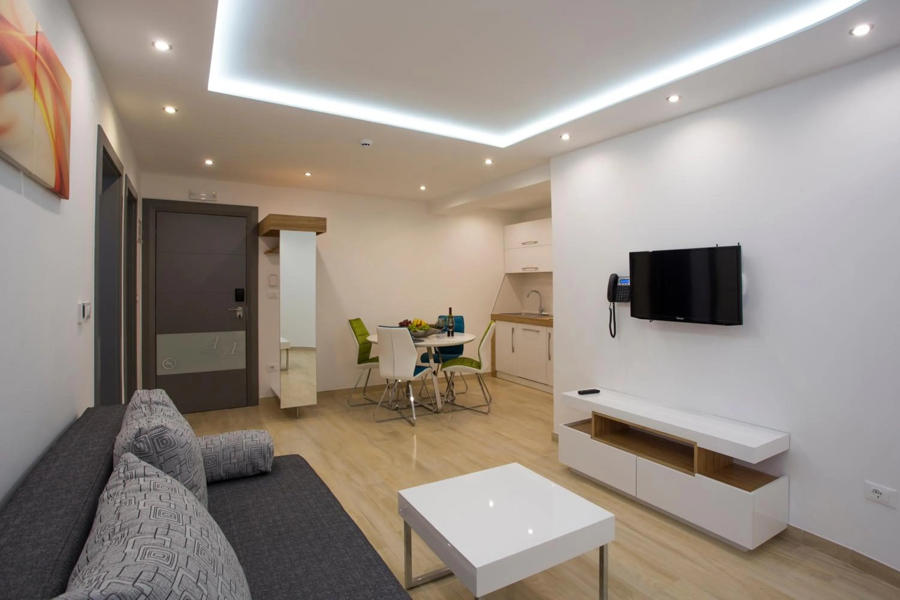 Living room in Adrion Aparthotel