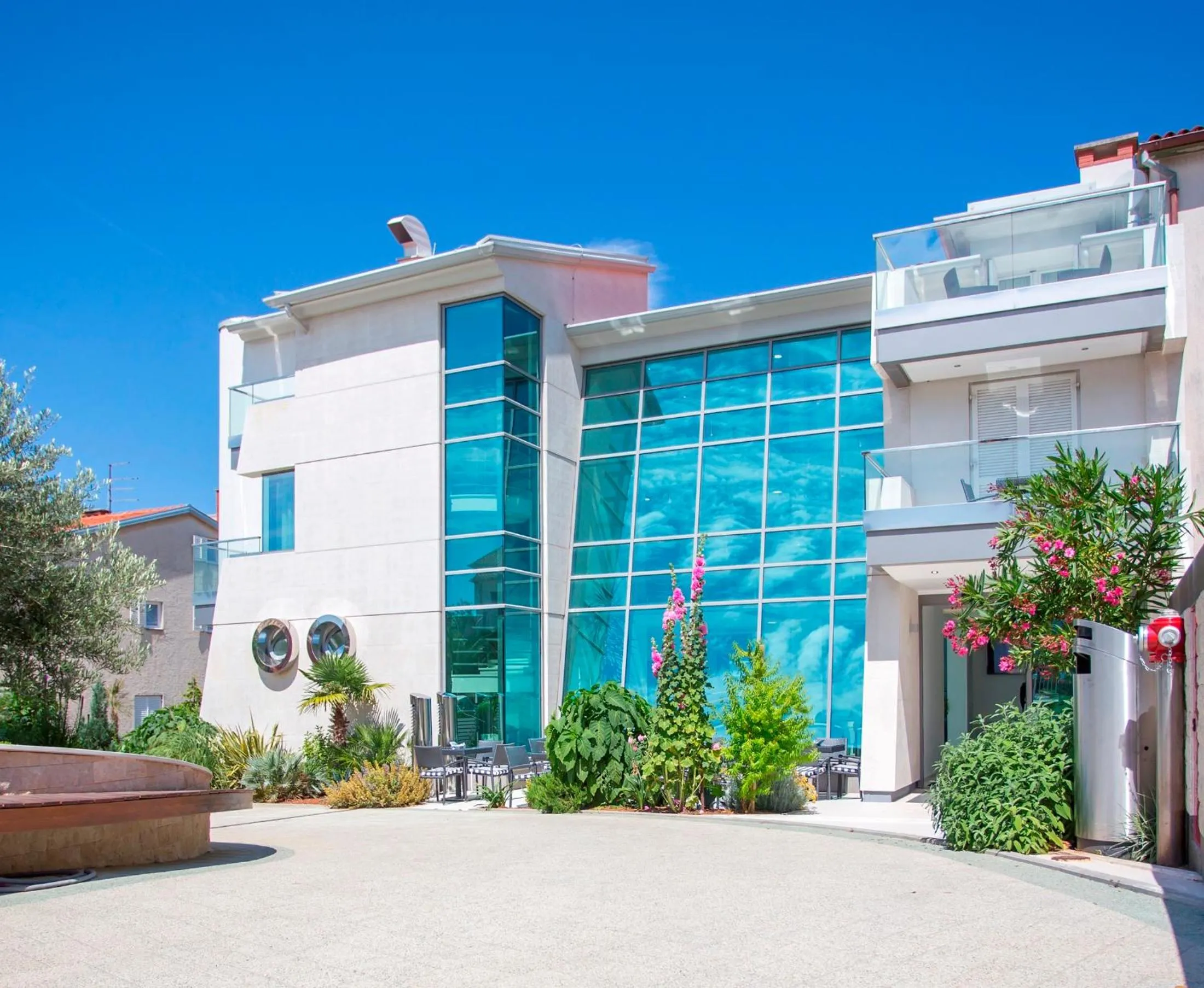 Facade/entrance in Adrion Aparthotel