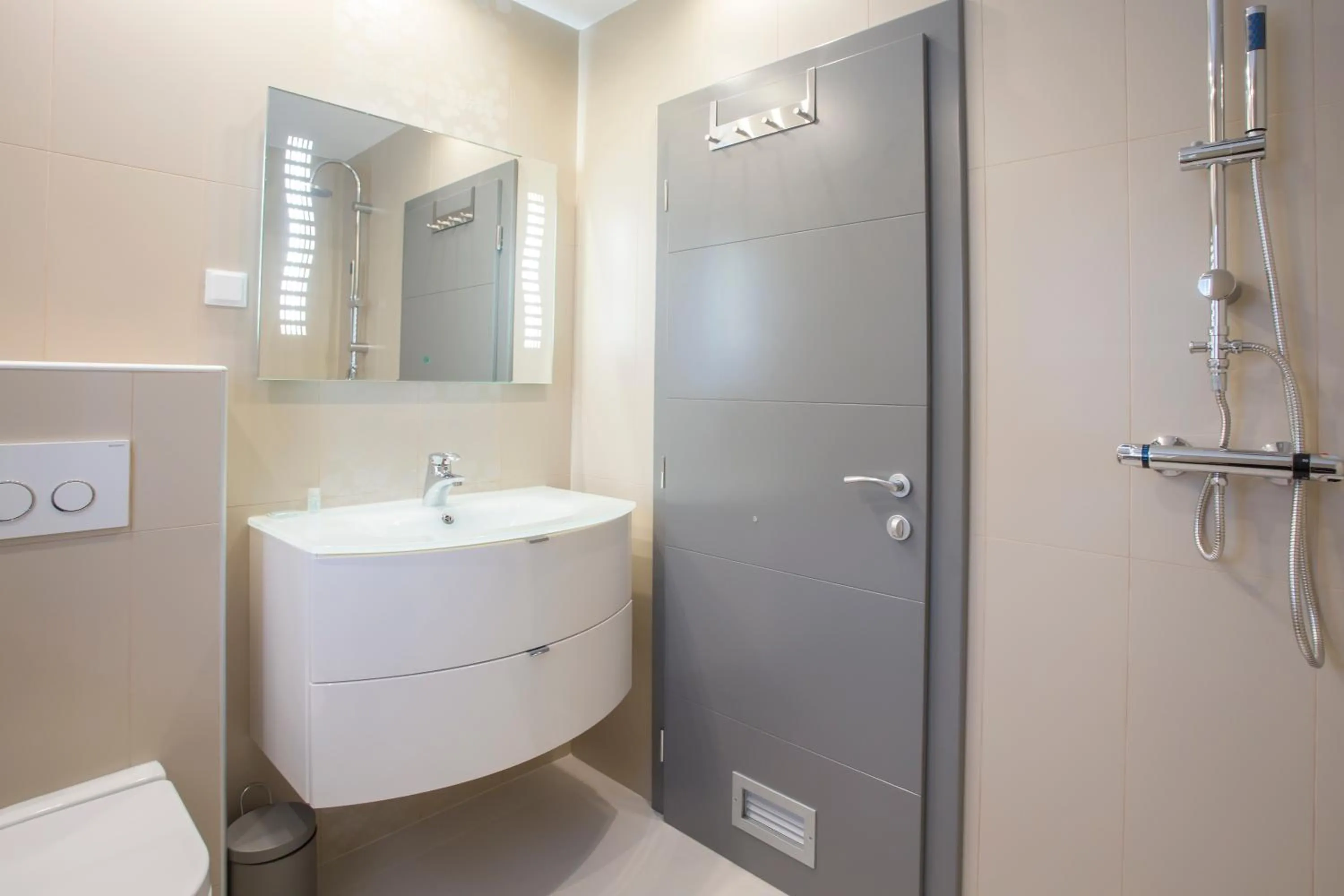 Shower in Adrion Aparthotel