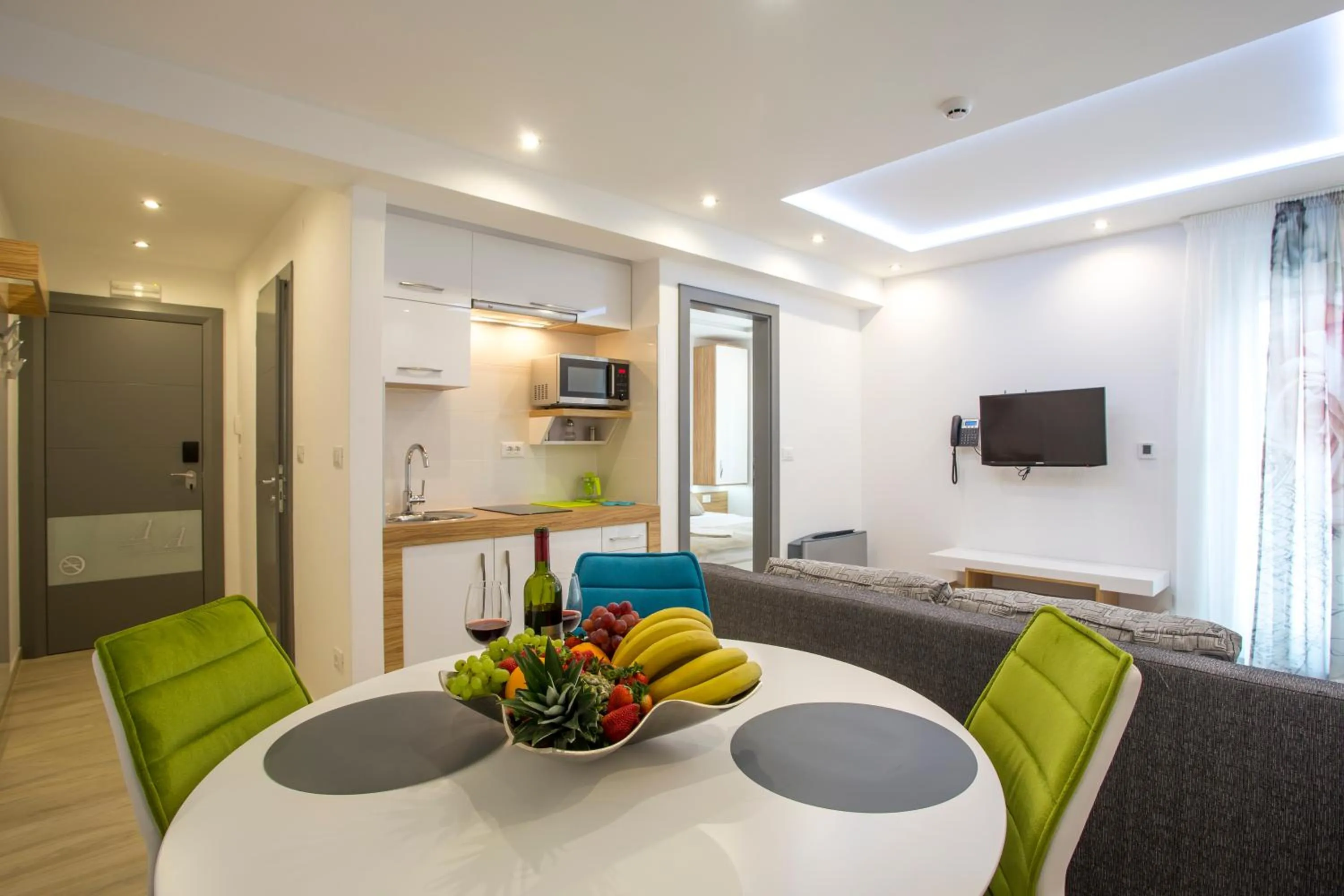 Living room in Adrion Aparthotel