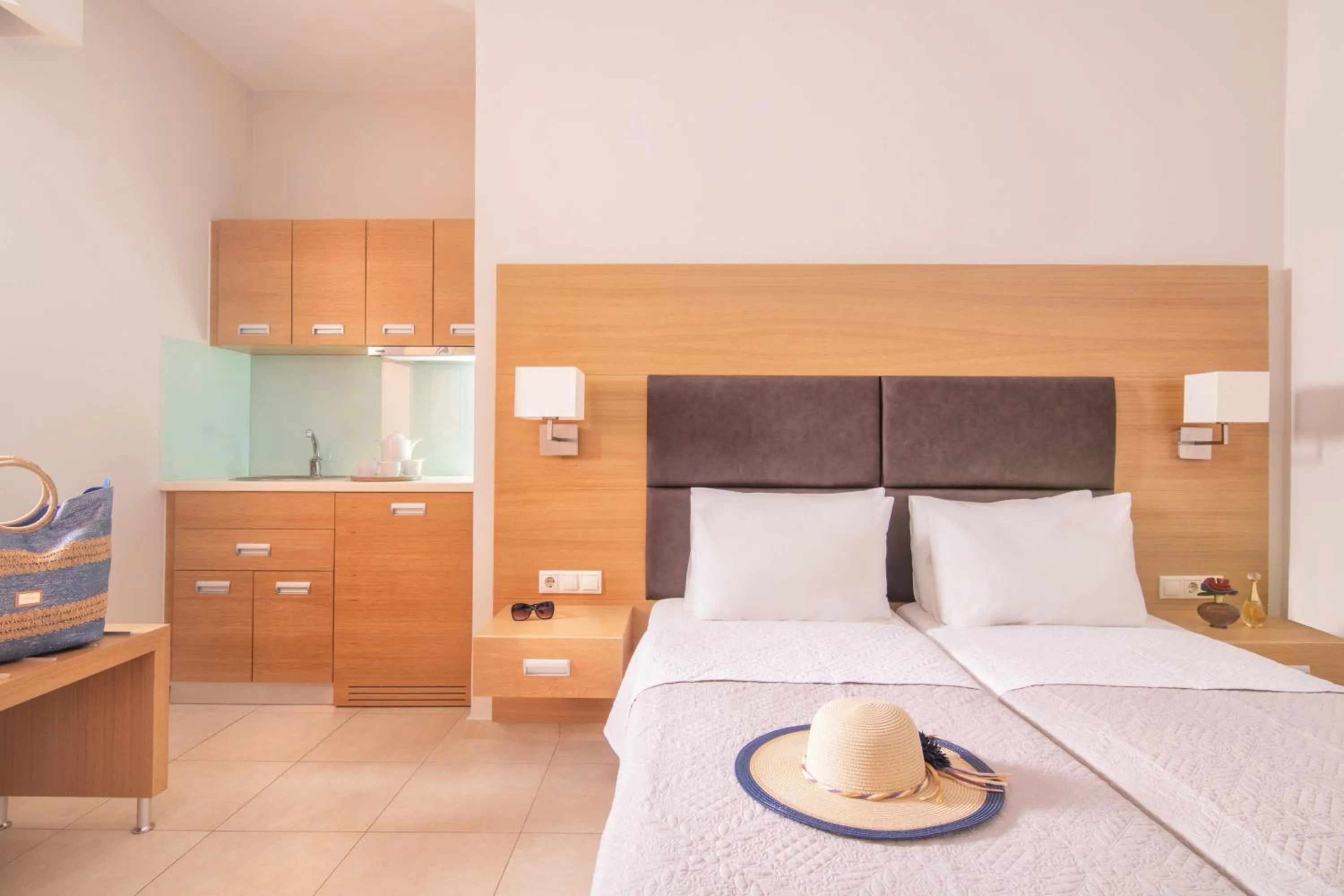 Bed in Pleasure Beach Hotel