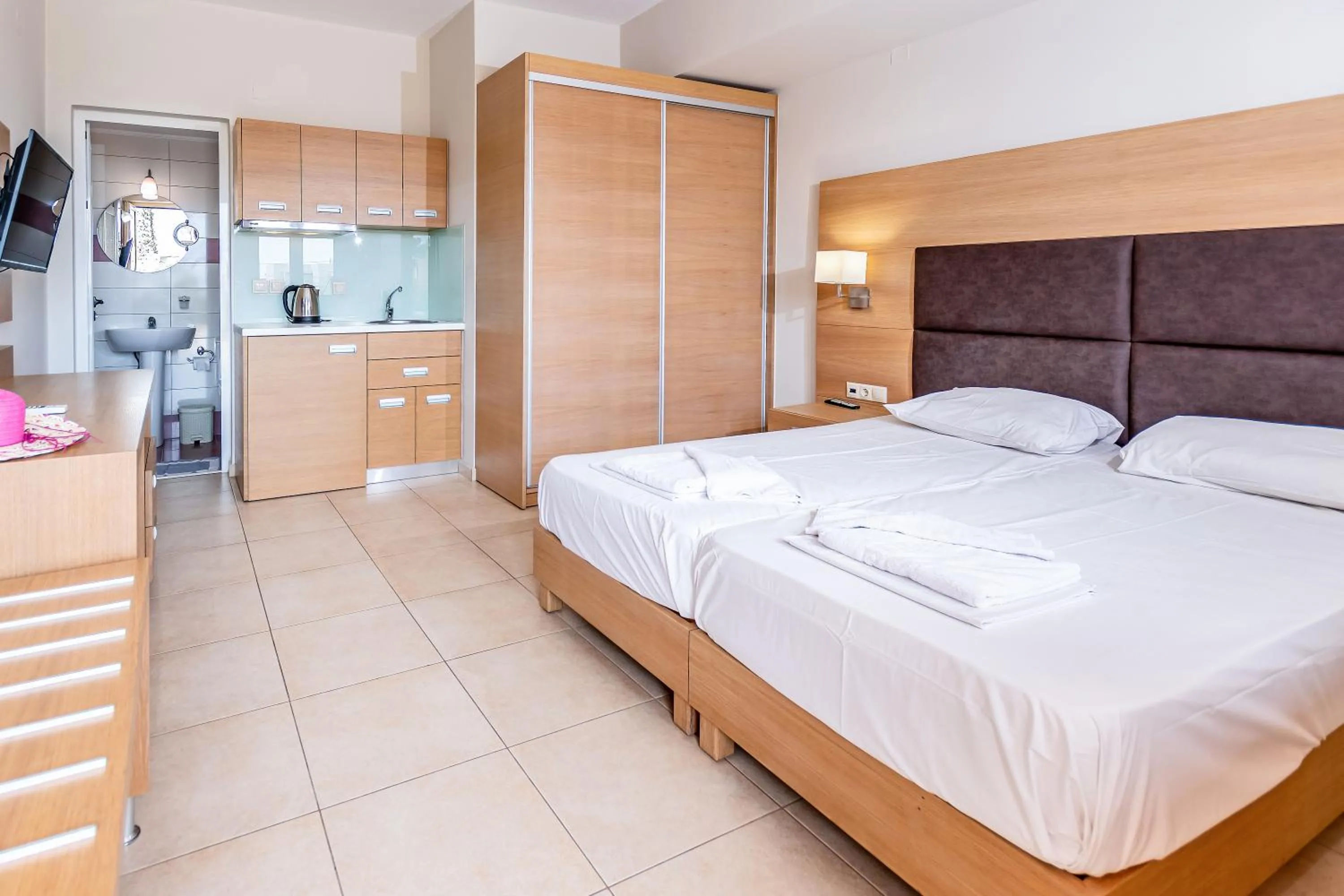 Bed in Pleasure Beach Hotel