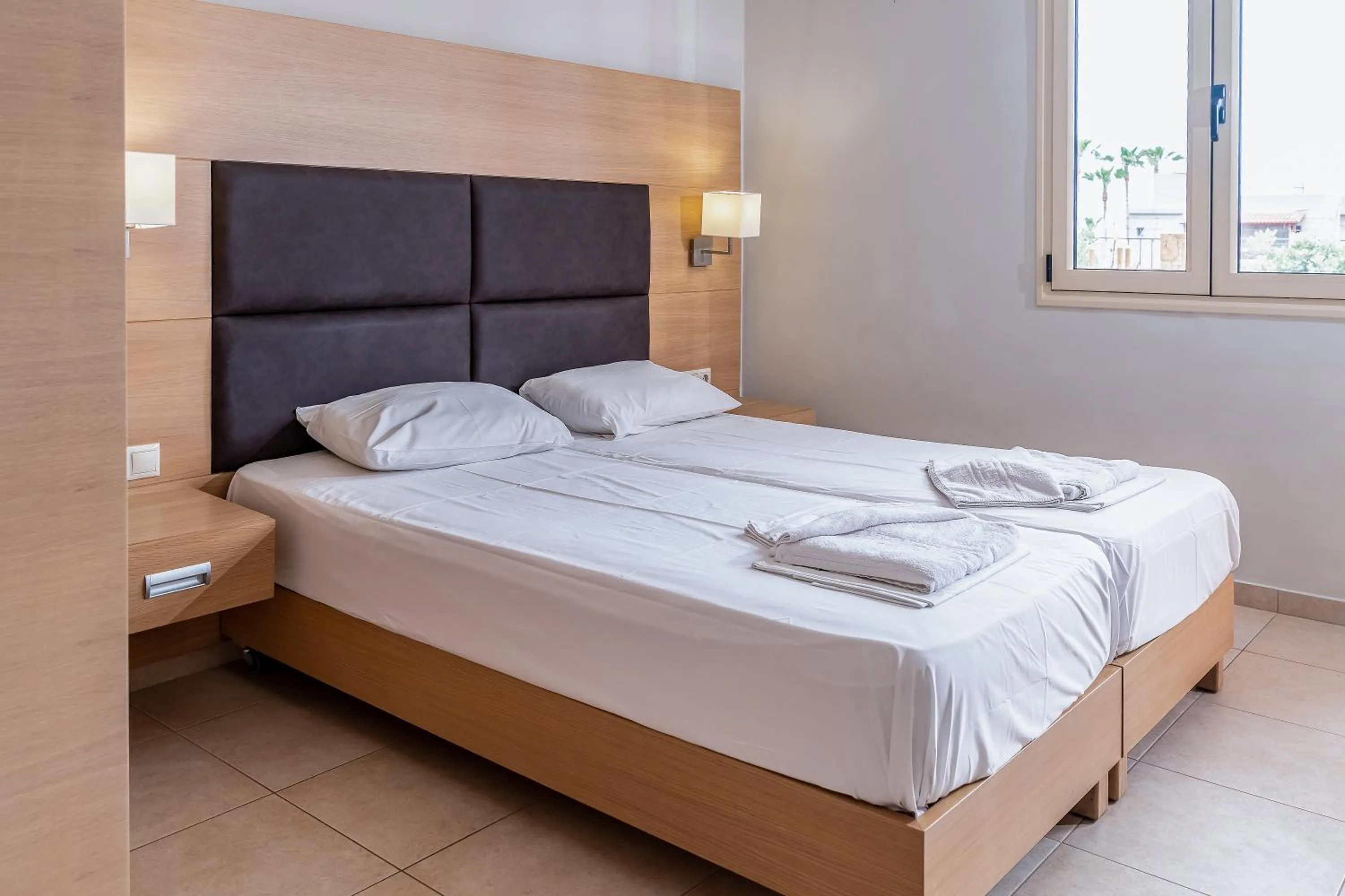 Bed in Pleasure Beach Hotel