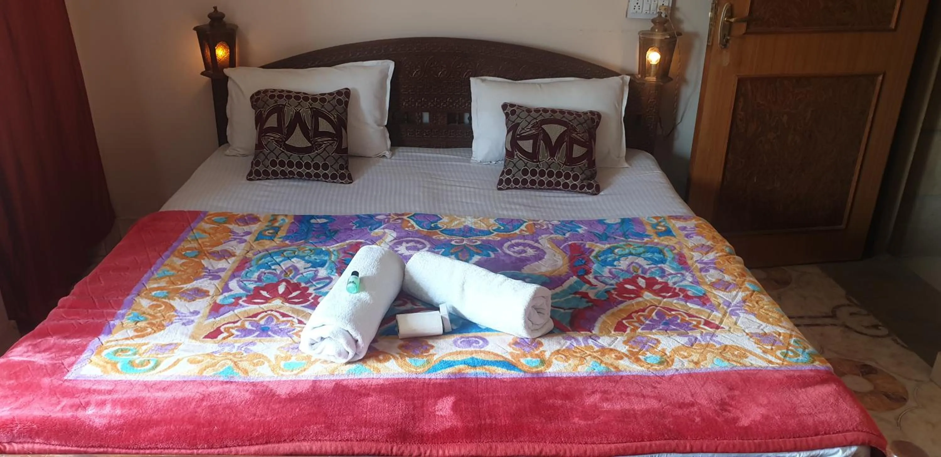 Bed in Hotel Siddhartha