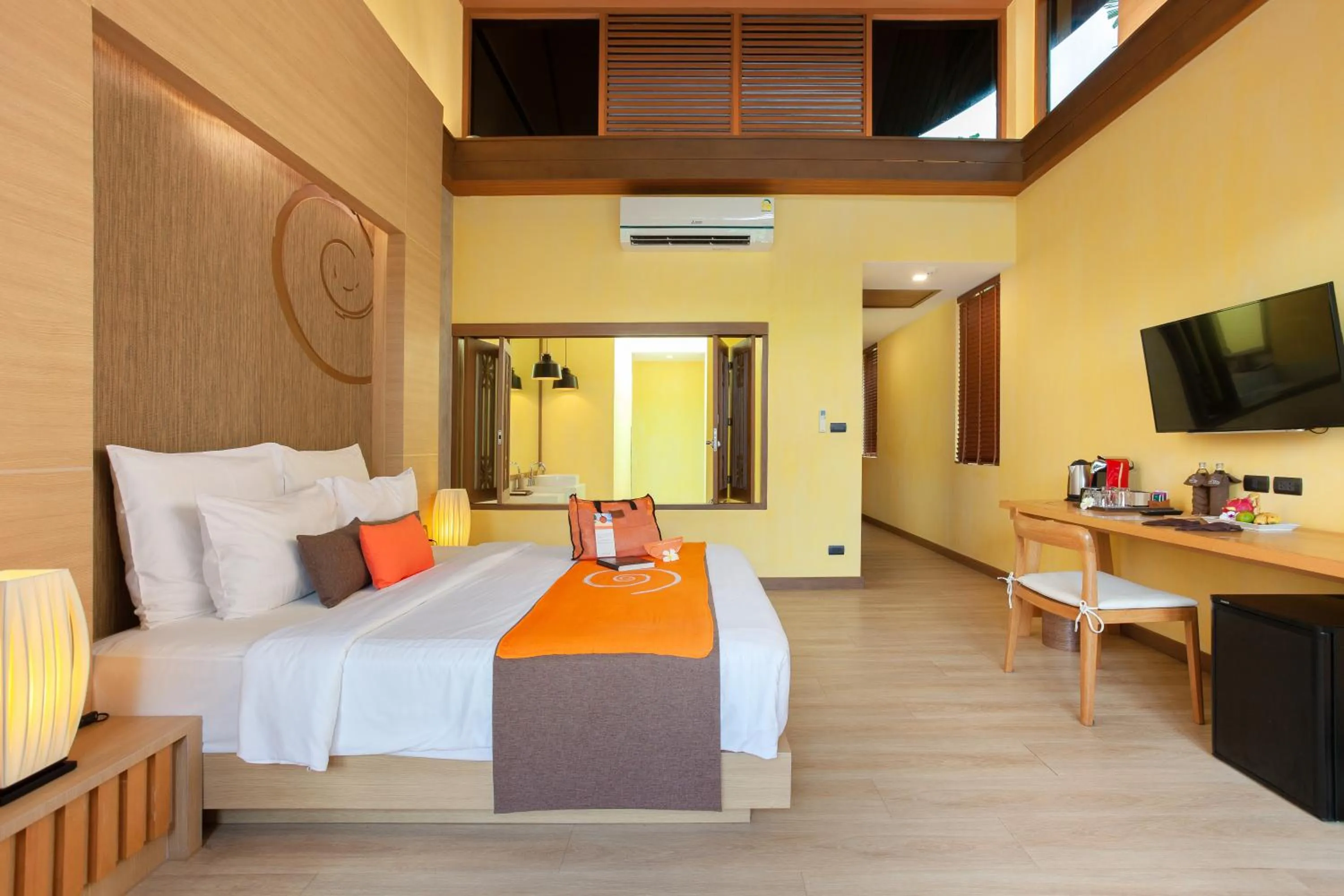 Bed in New Star Beach Resort