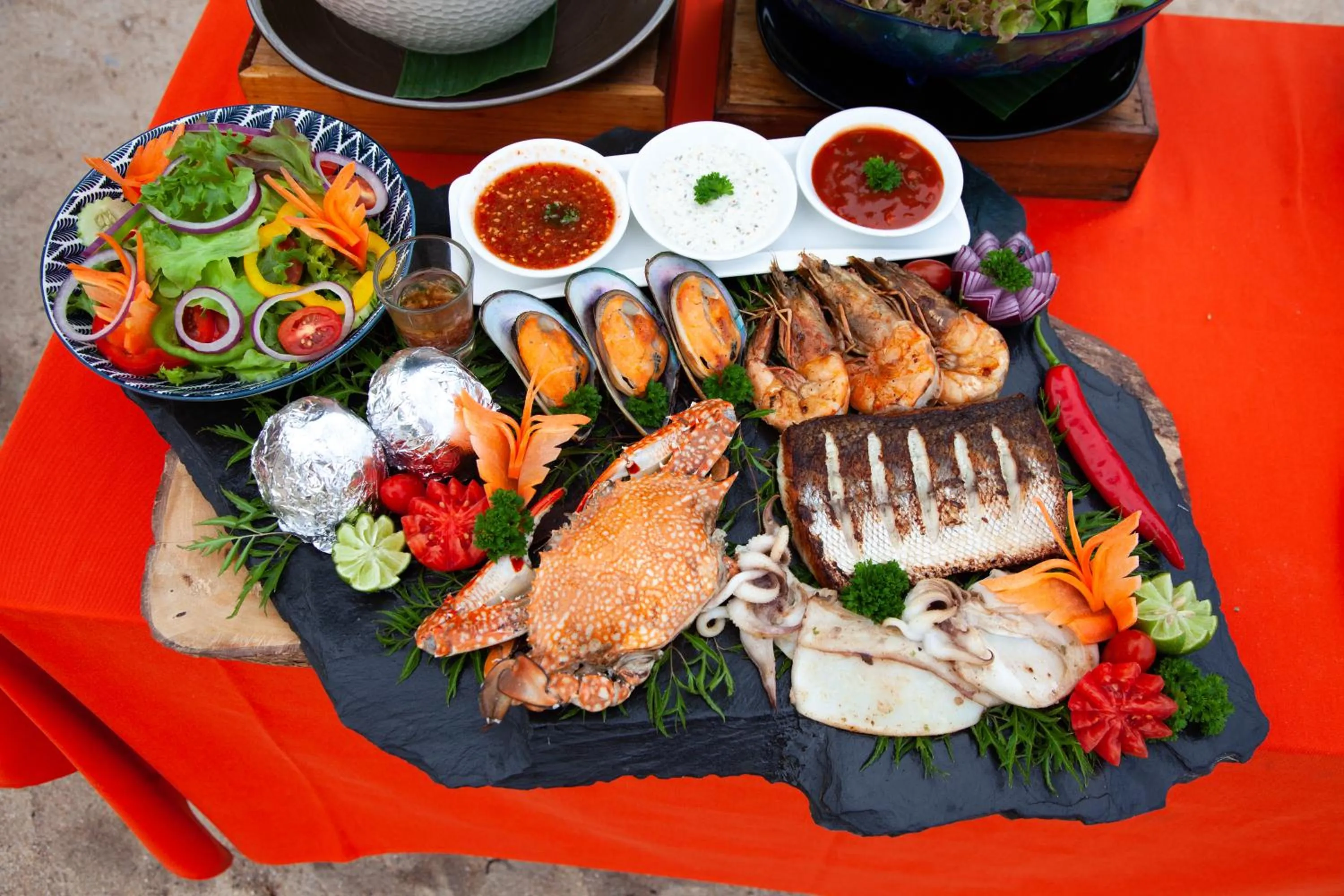 BBQ facilities in New Star Beach Resort