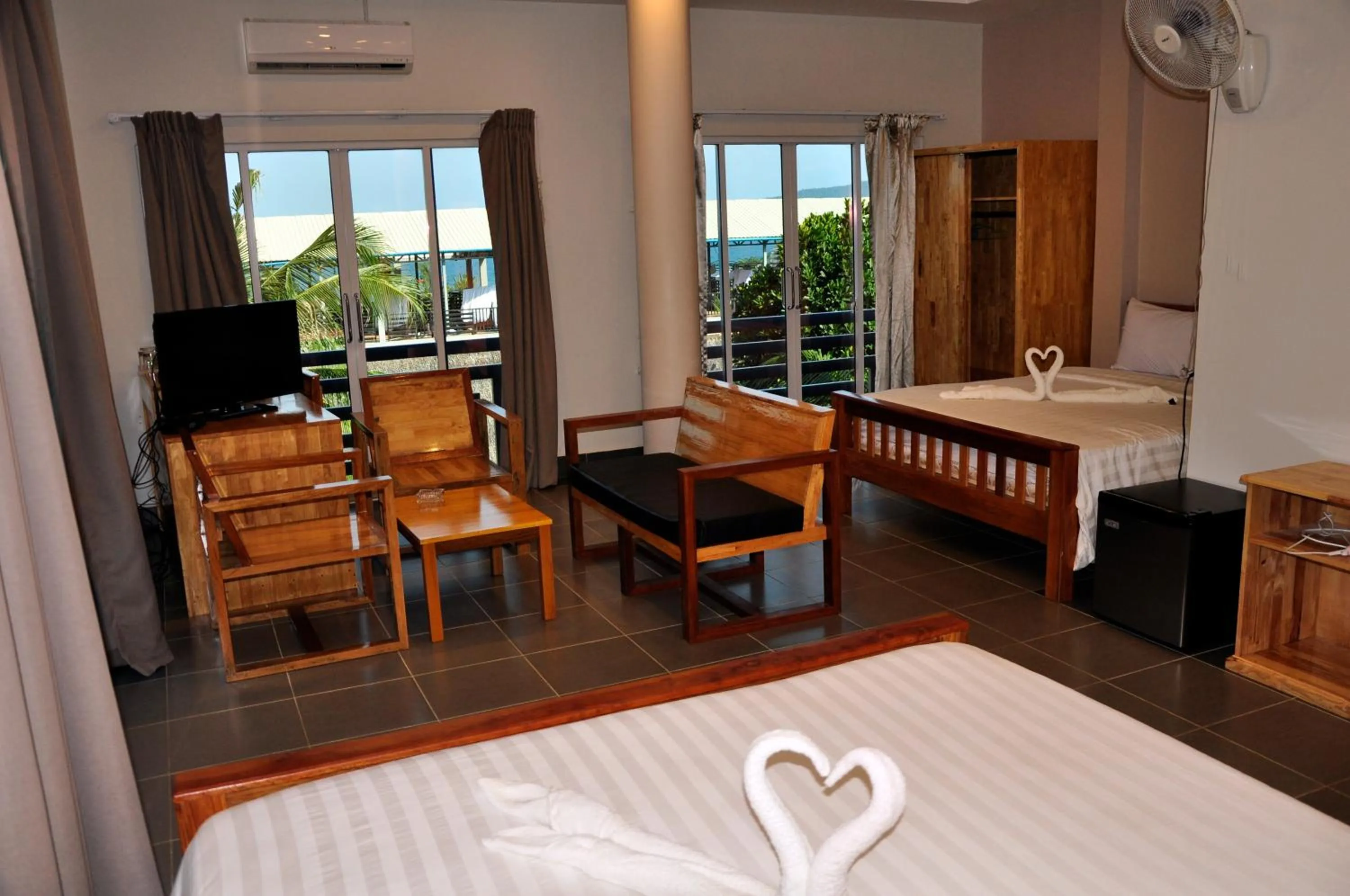 Bed in Sok Heng Guesthouse