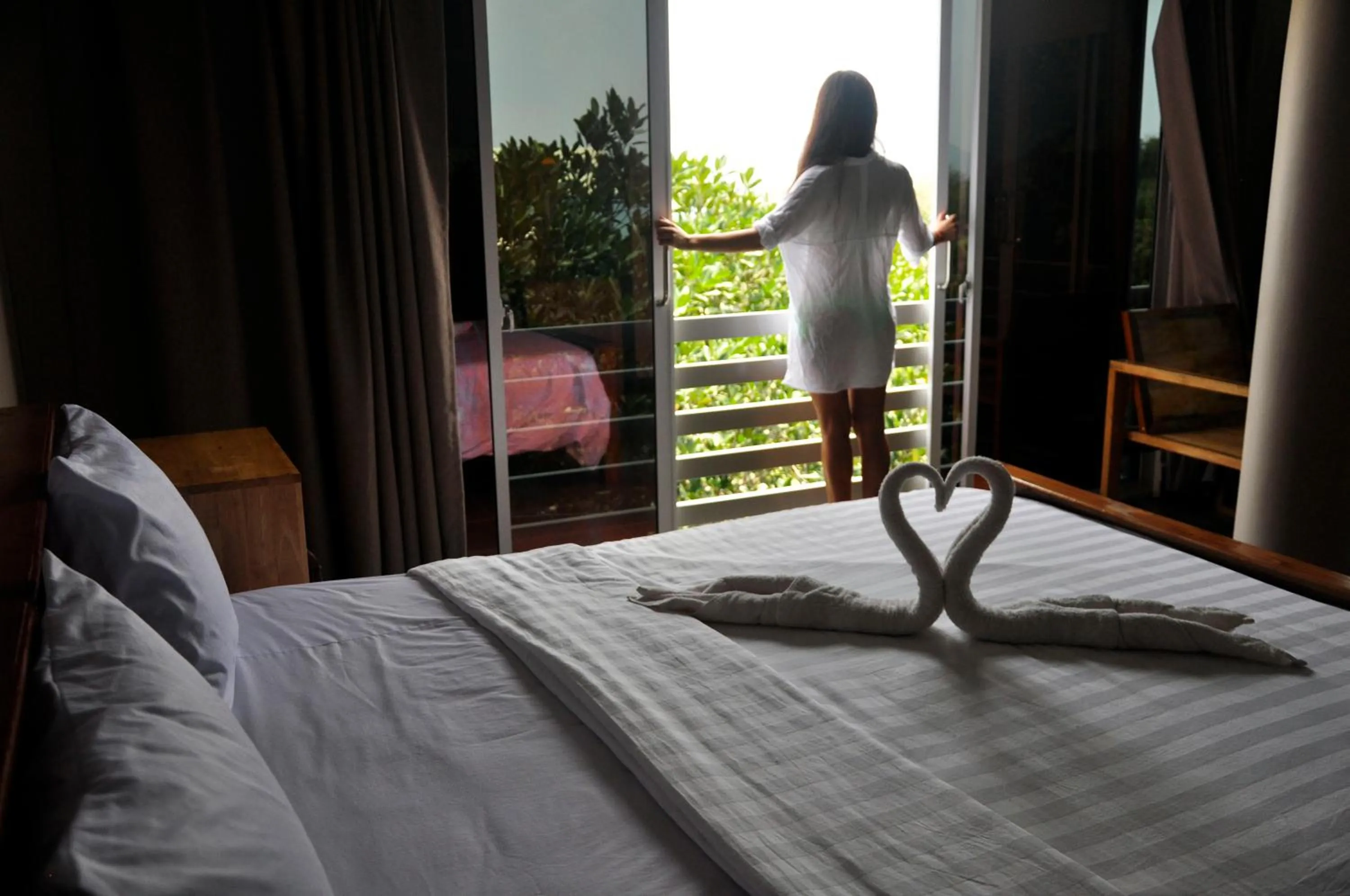 Bed in Sok Heng Guesthouse