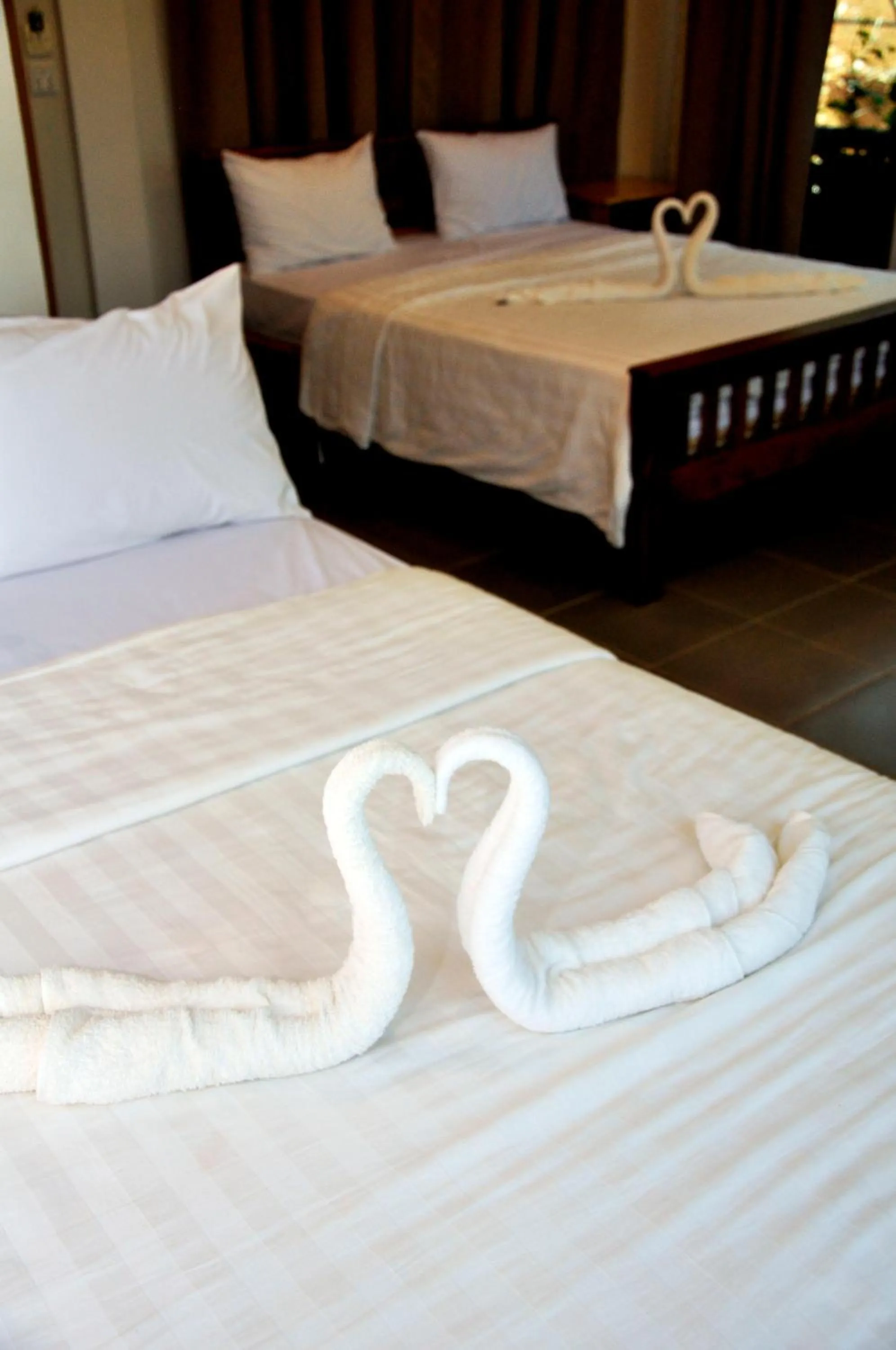 Bed in Sok Heng Guesthouse