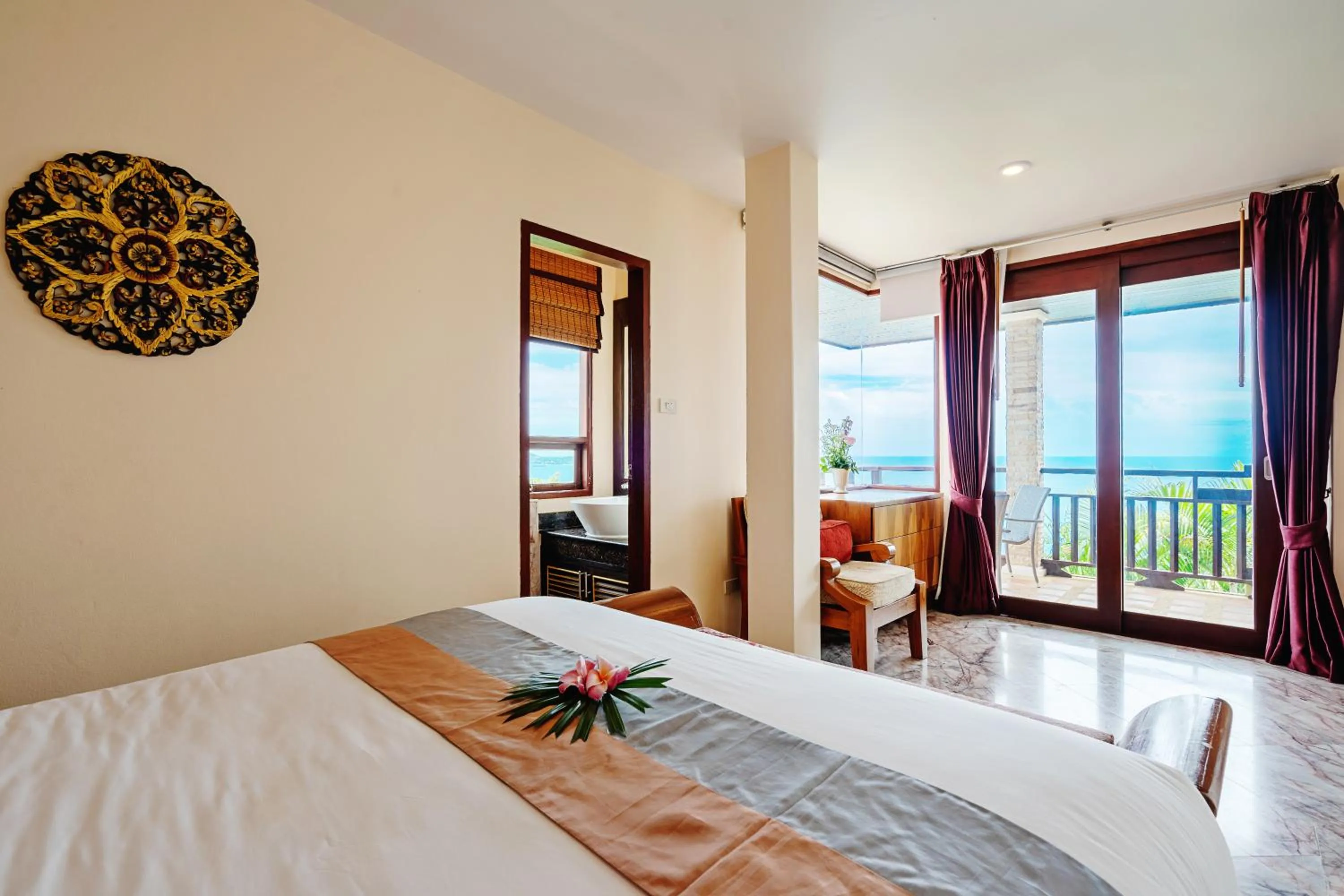 Bedroom, Bed in Sandalwood Luxury Villa Resort