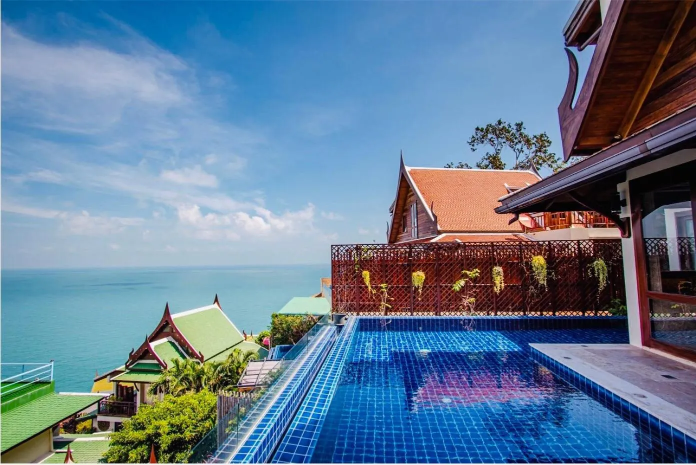 Pool view in Sandalwood Luxury Villa Resort