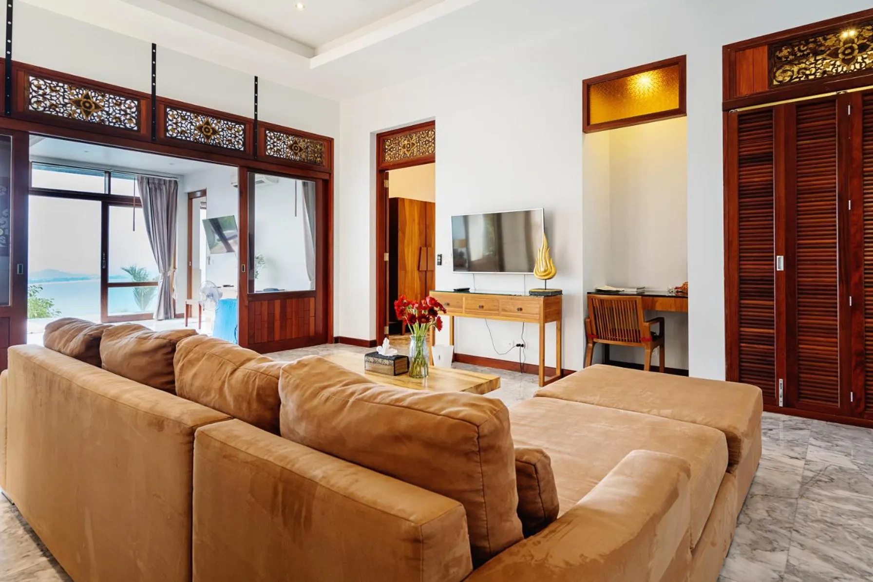 Living room in Sandalwood Luxury Villa Resort