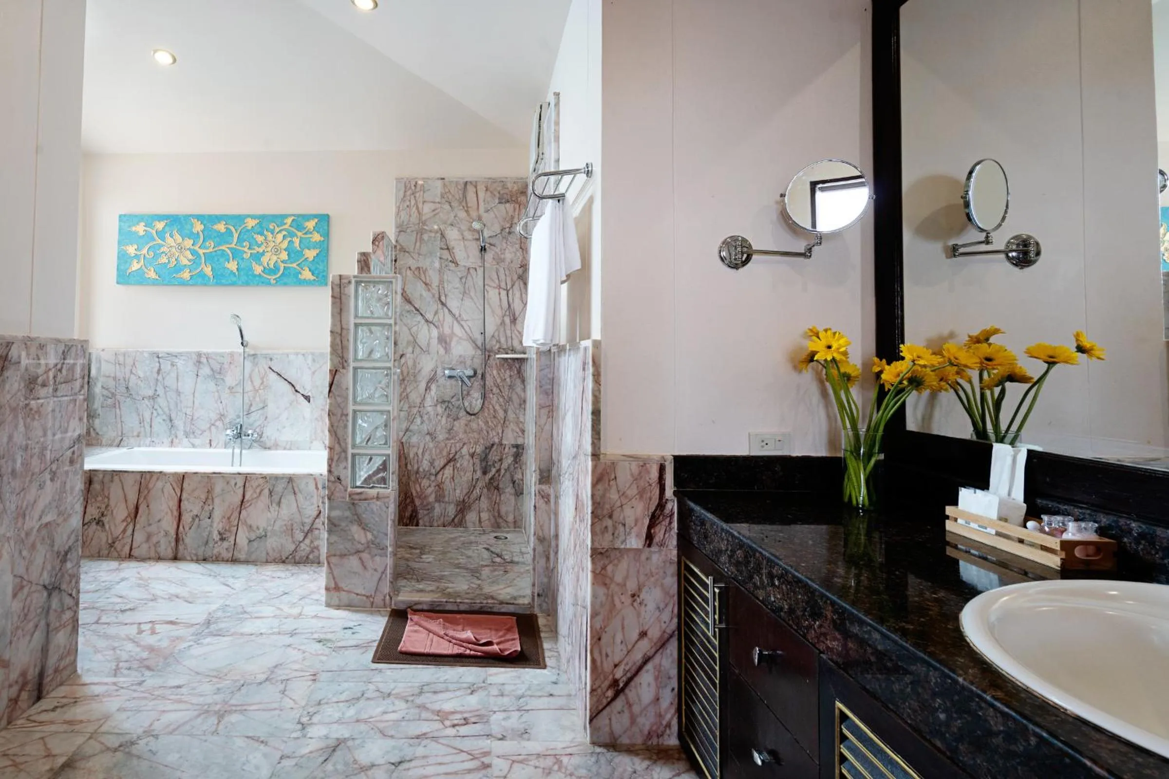 Shower in Sandalwood Luxury Villa Resort