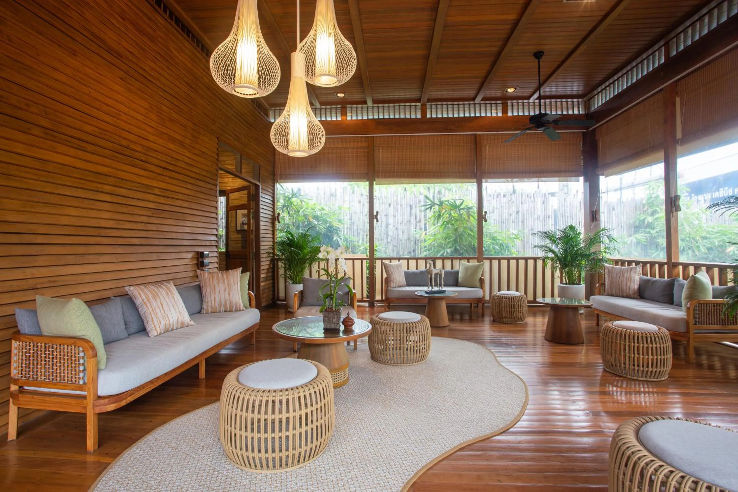 Communal lounge/ TV room in Buri Rasa Village Samui Adults Only