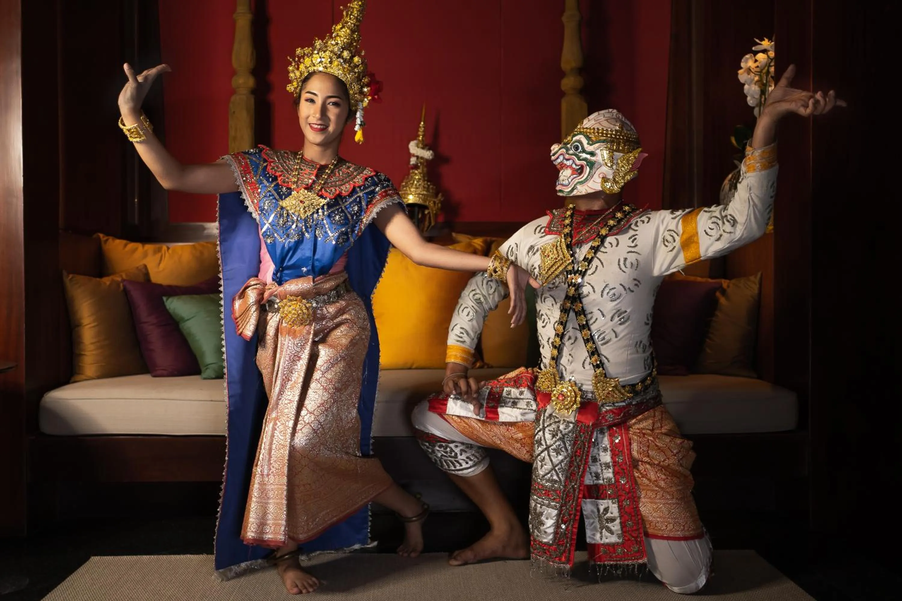Evening entertainment in Andara Resort Villas