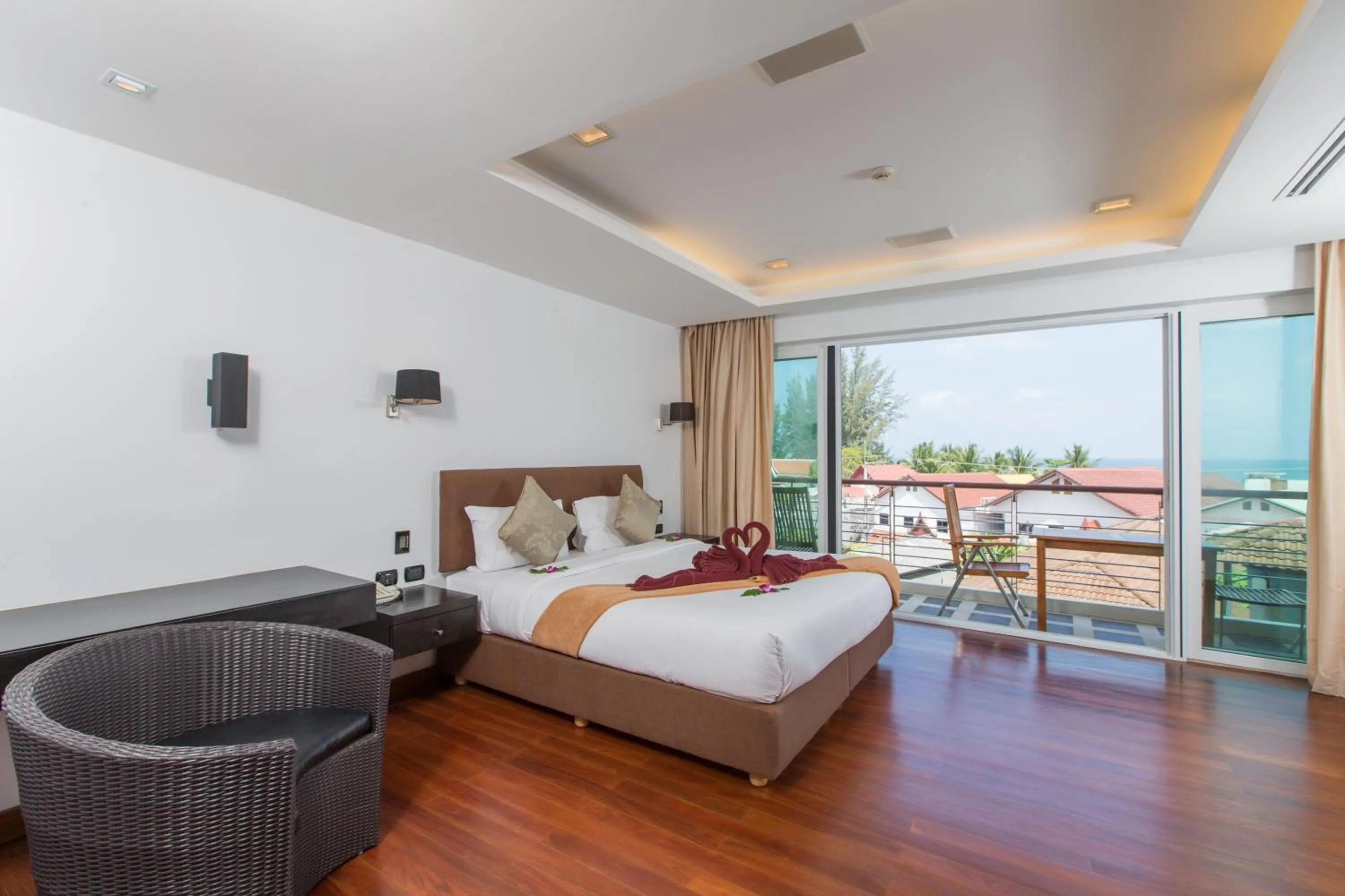 Bedroom, Bed in The Palms, Kamala Beach - SHA Extra Plus