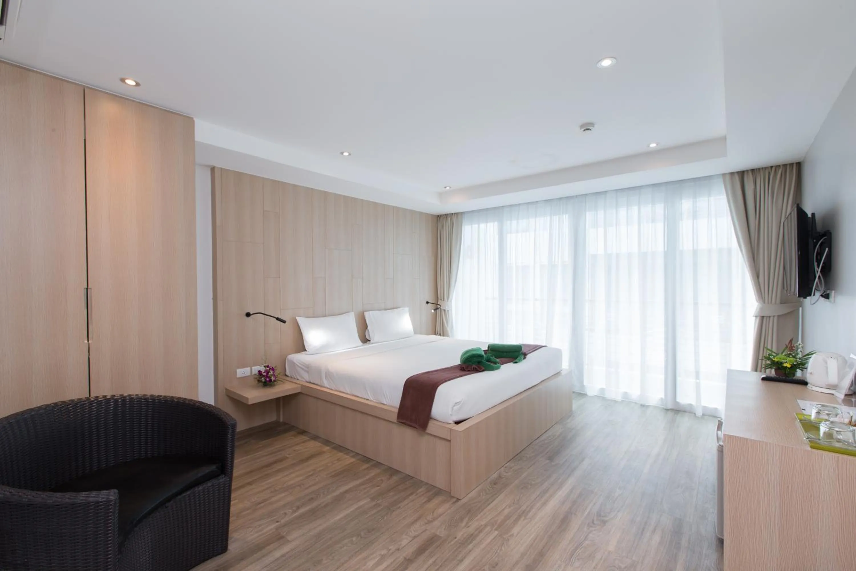 Bedroom, Bed in The Palms, Kamala Beach - SHA Extra Plus