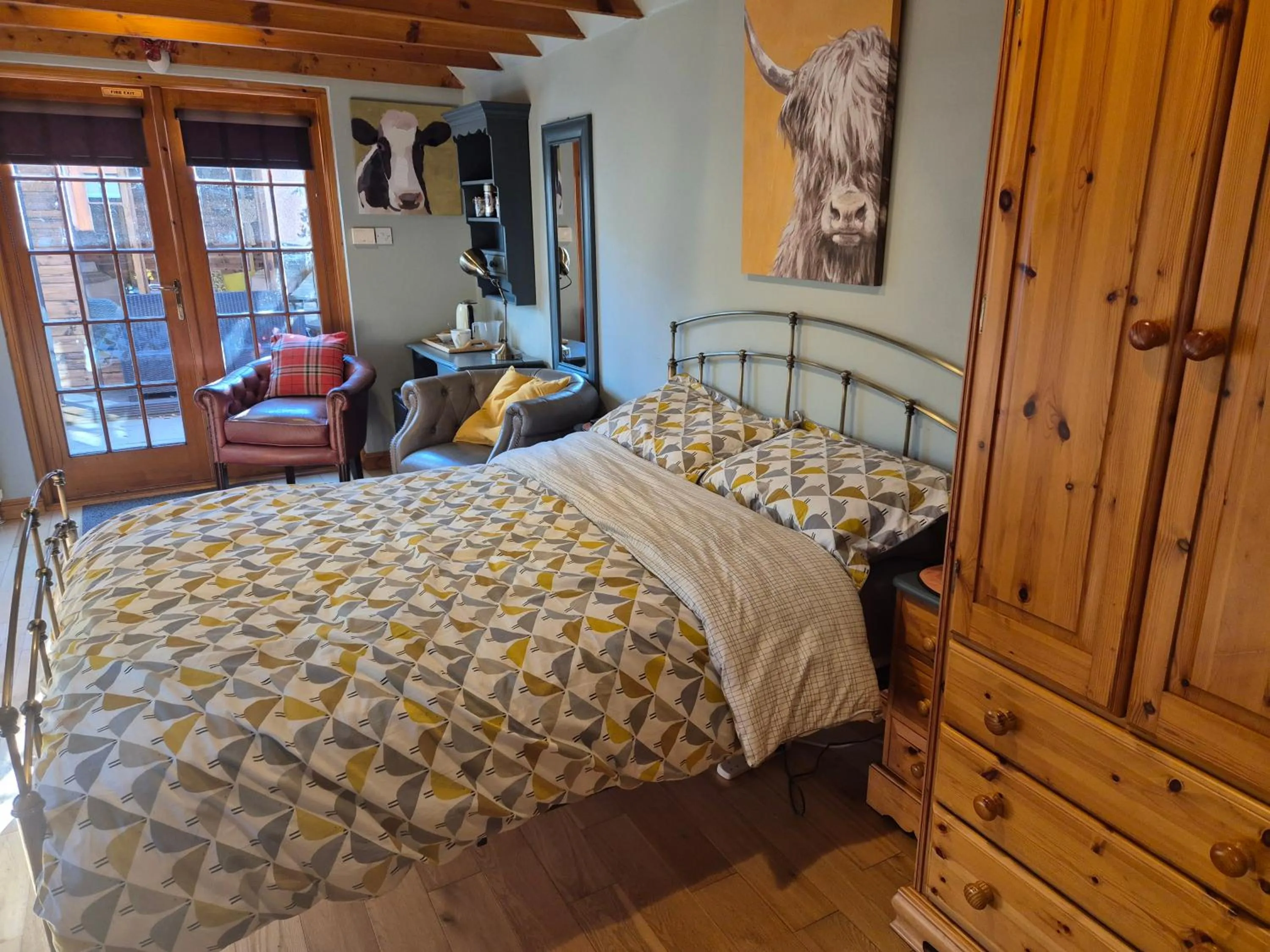 Bed in Kirkstyle Hideaway