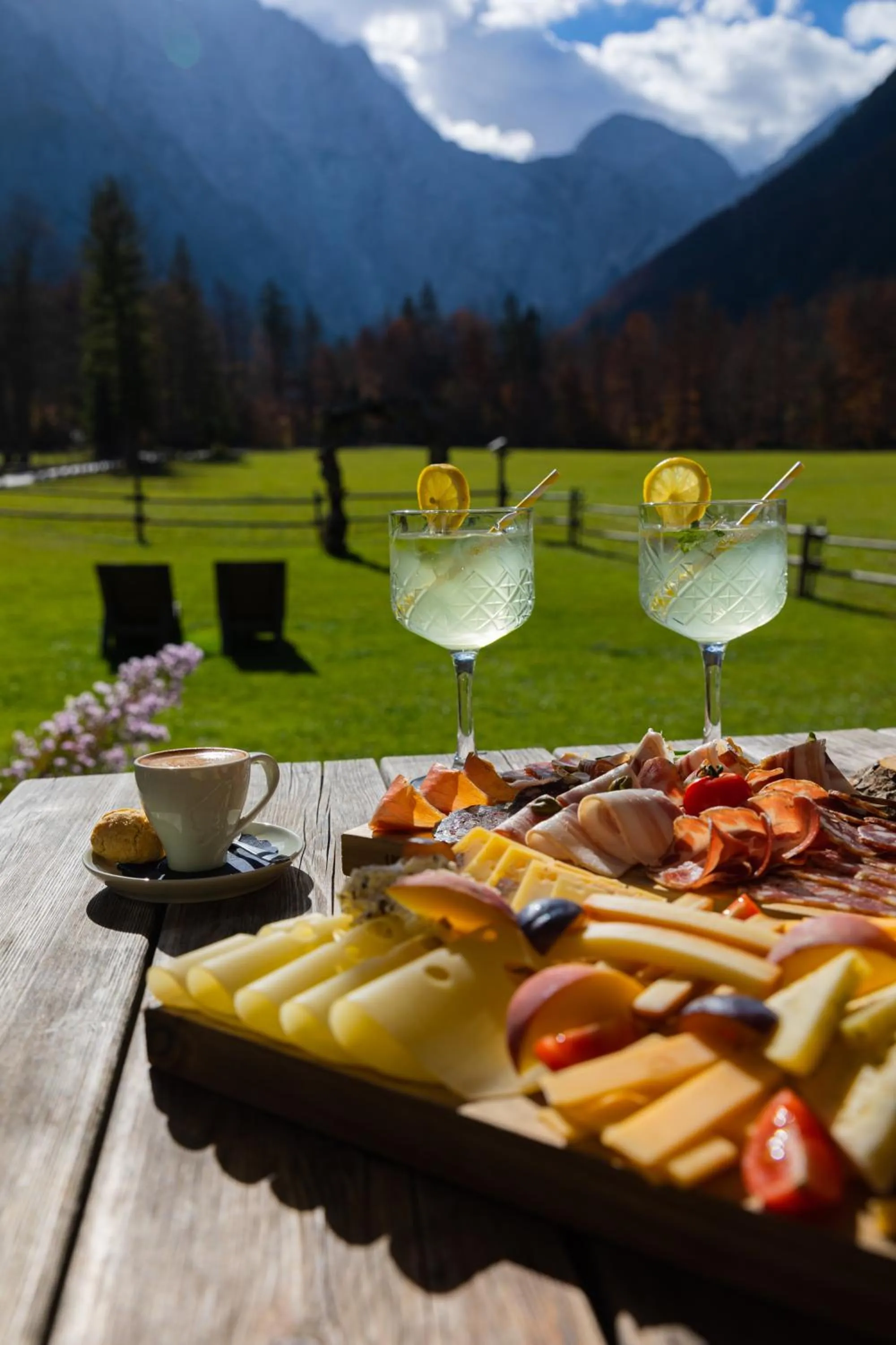Natural landscape in Hiša Ojstrica