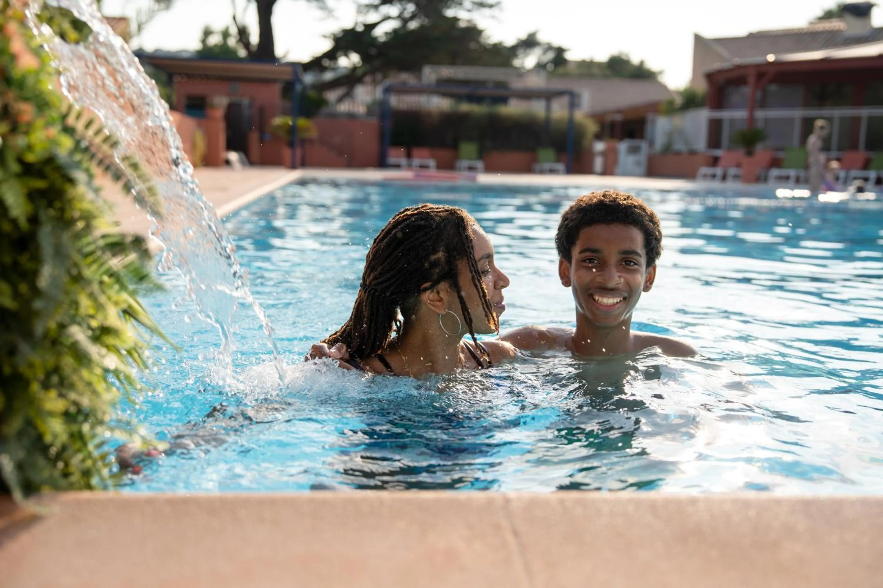 Pool view in VVF Golfe de Saint-Tropez