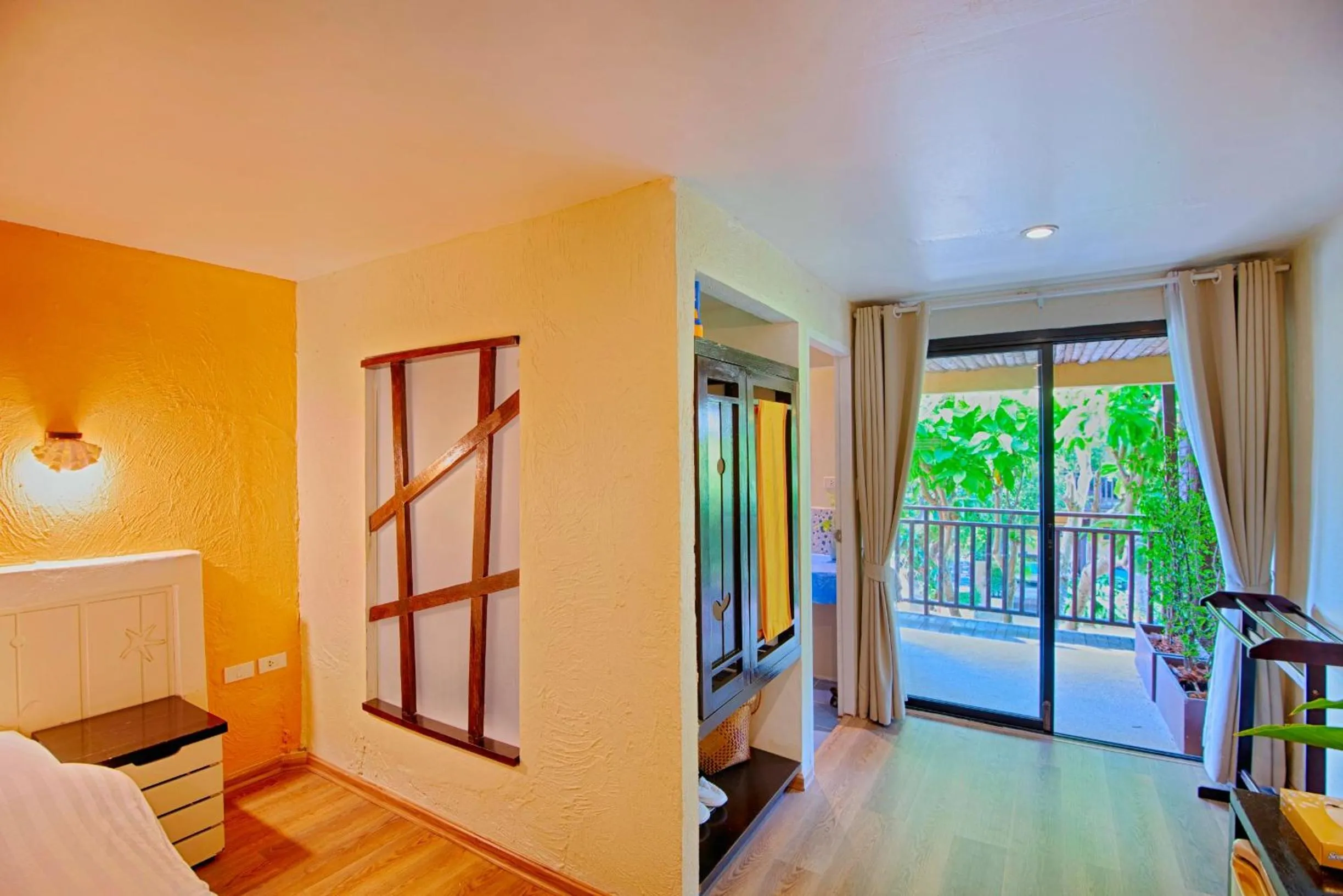 View (from property/room), Bed in Vacation Village Phra Nang Inn - SHA Extra Plus