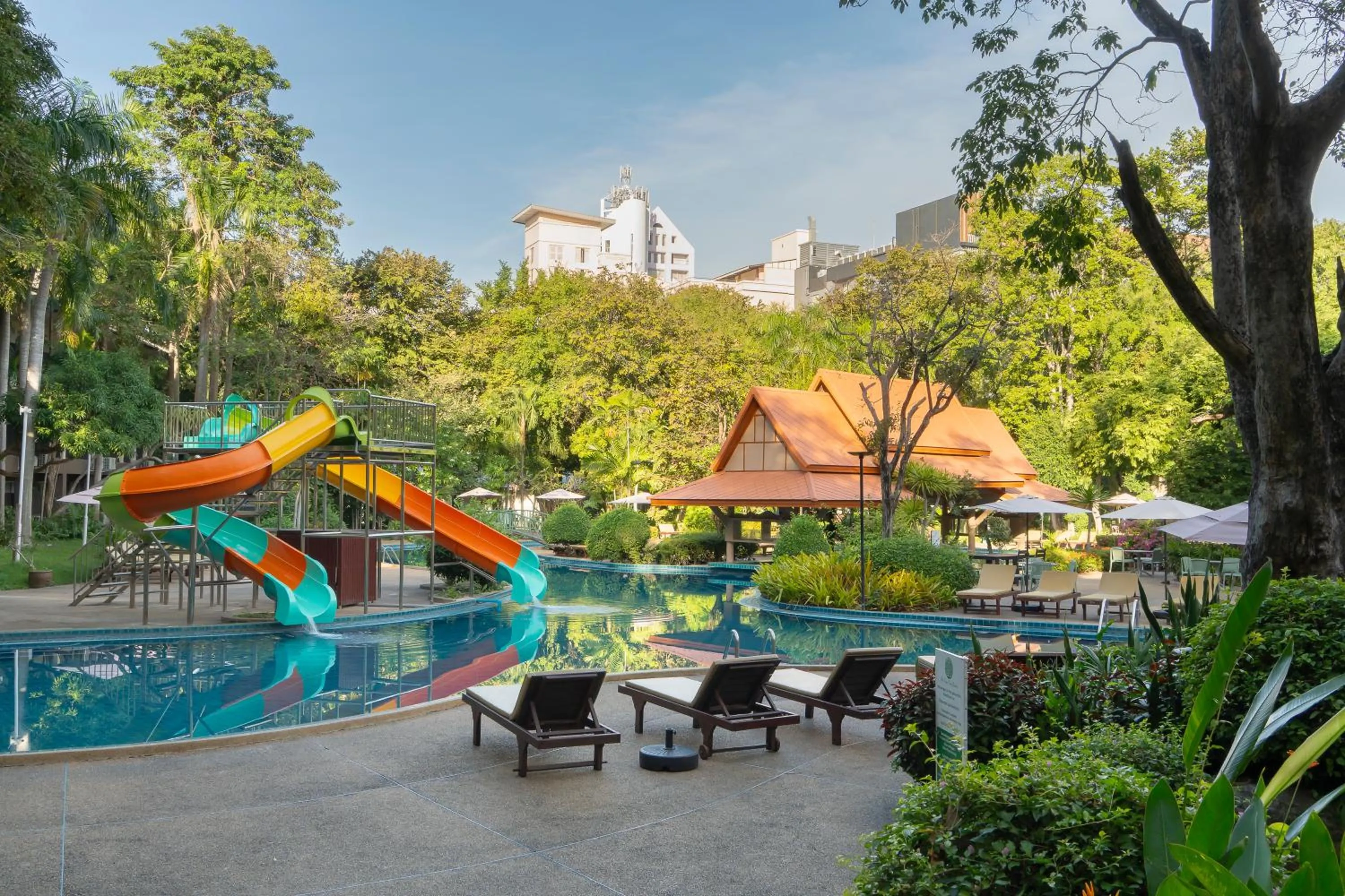 Swimming pool in The Green Park Resort
