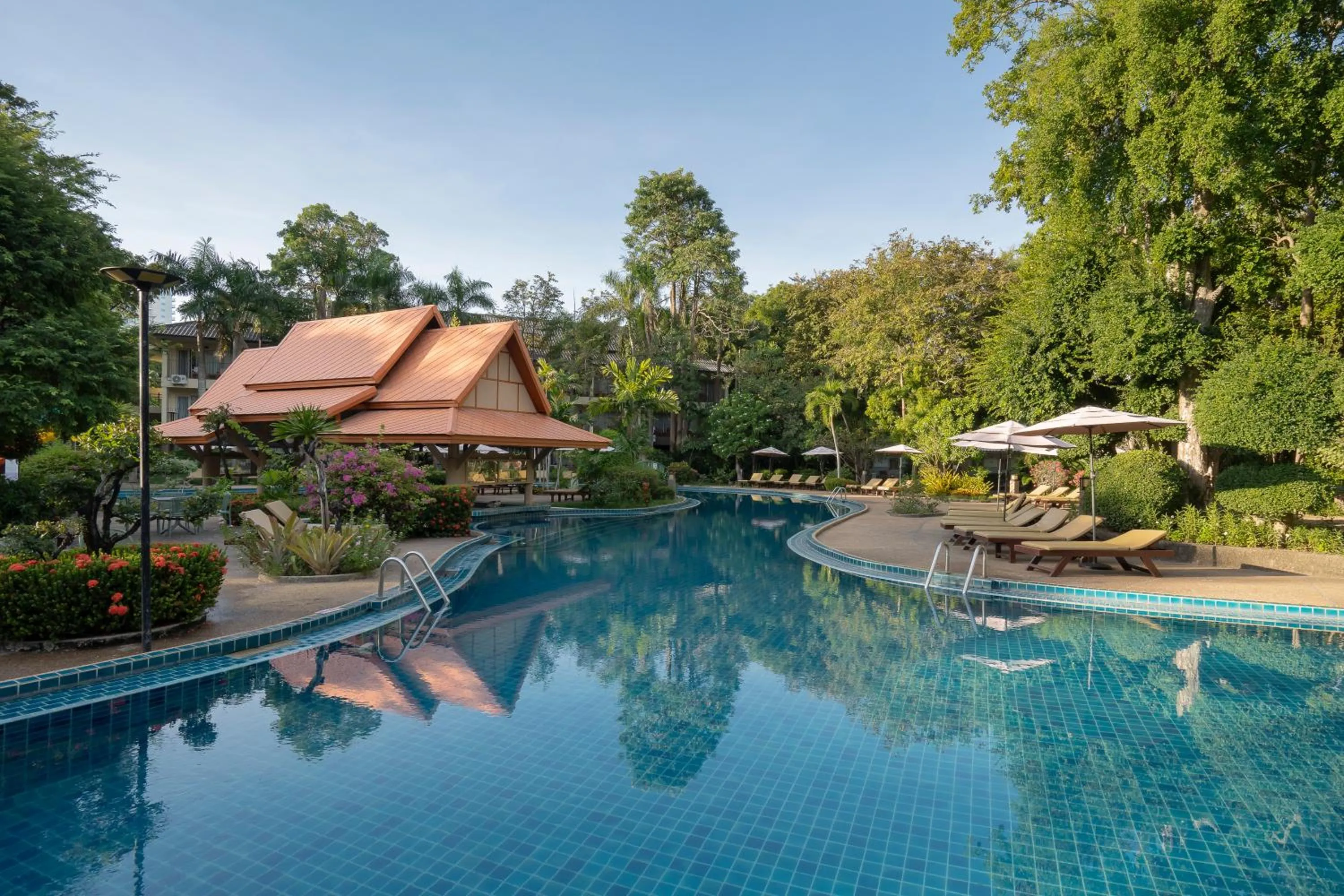 Swimming pool in The Green Park Resort