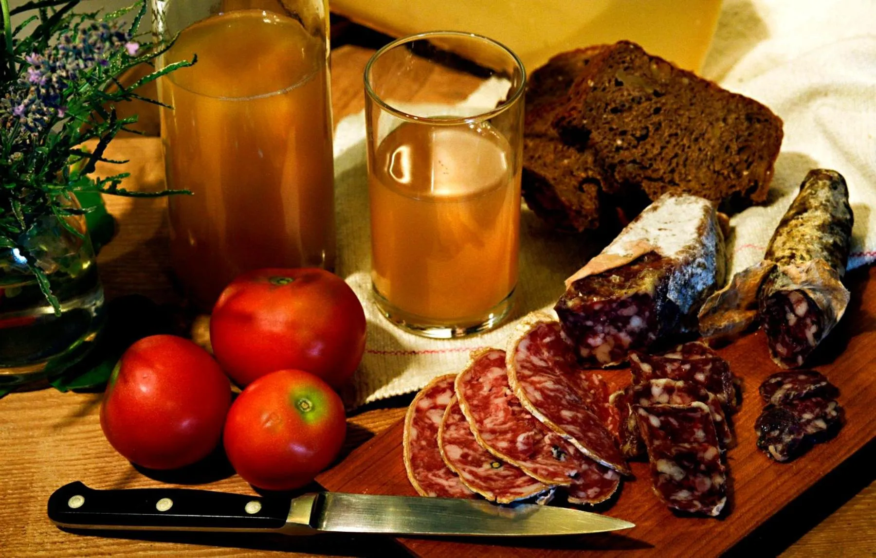 Food close-up in Landhus Almens