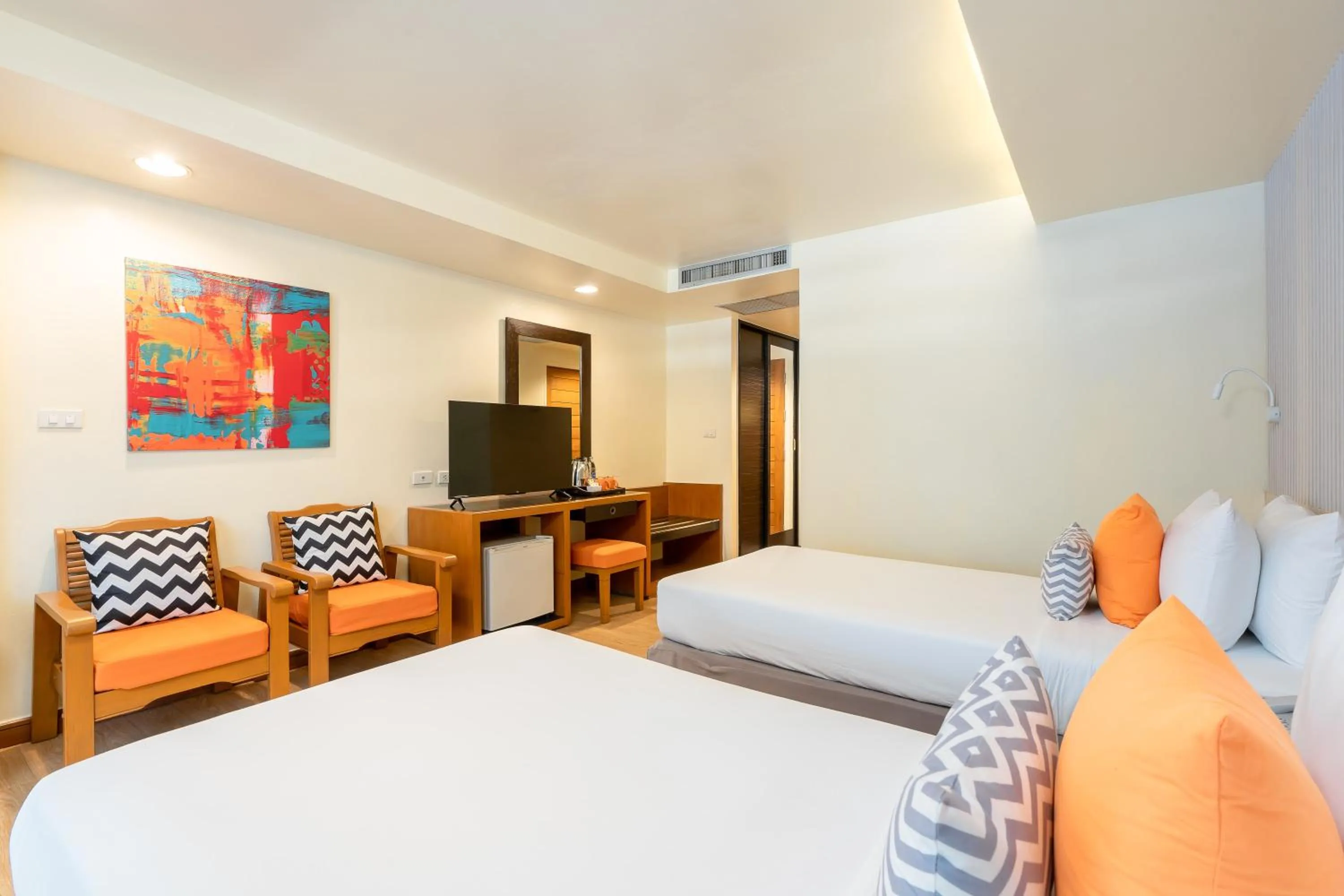 Bed in Sunshine Hotel & Residences